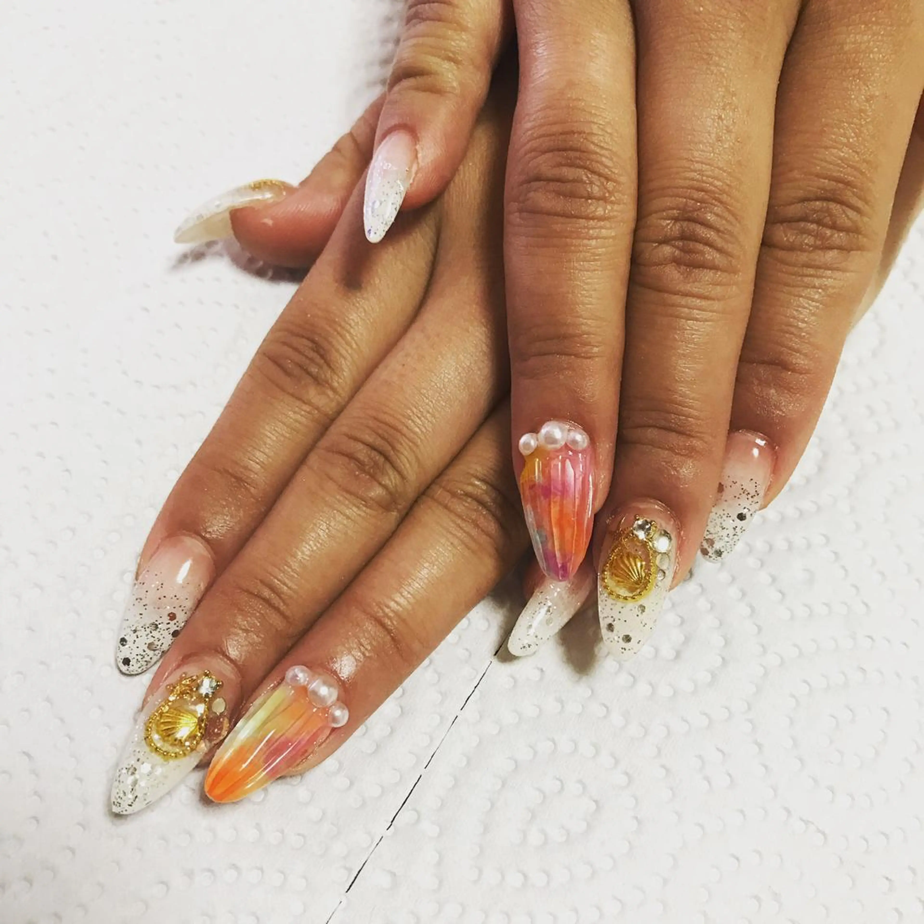 ネイル 🌙🫧CHARME (RUKA)🦋🫧のネイルデザイン