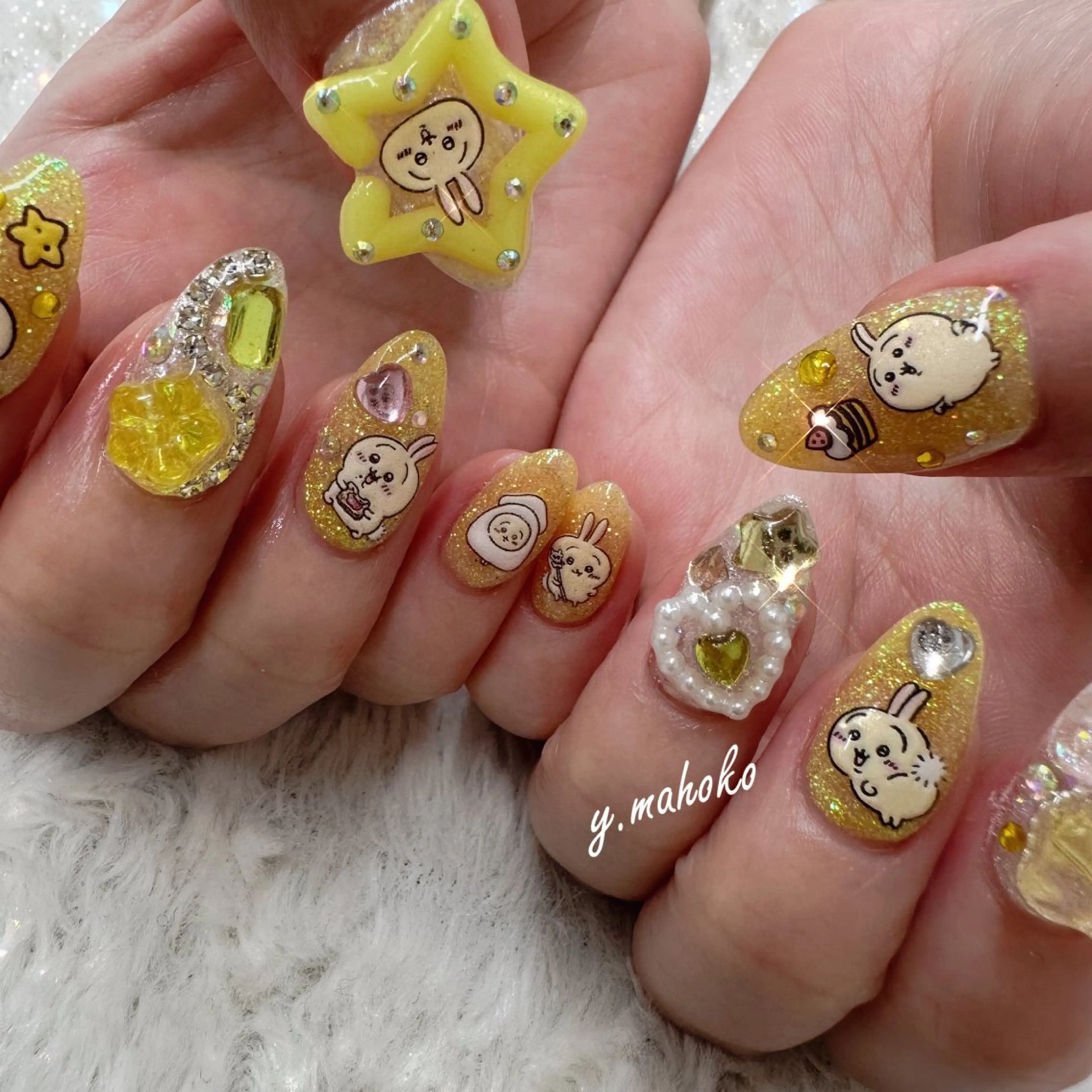 ネイル 持ち込み She nail studio 原宿所属・パラジェル有/ スカルプ/mahoのネイルデザイン