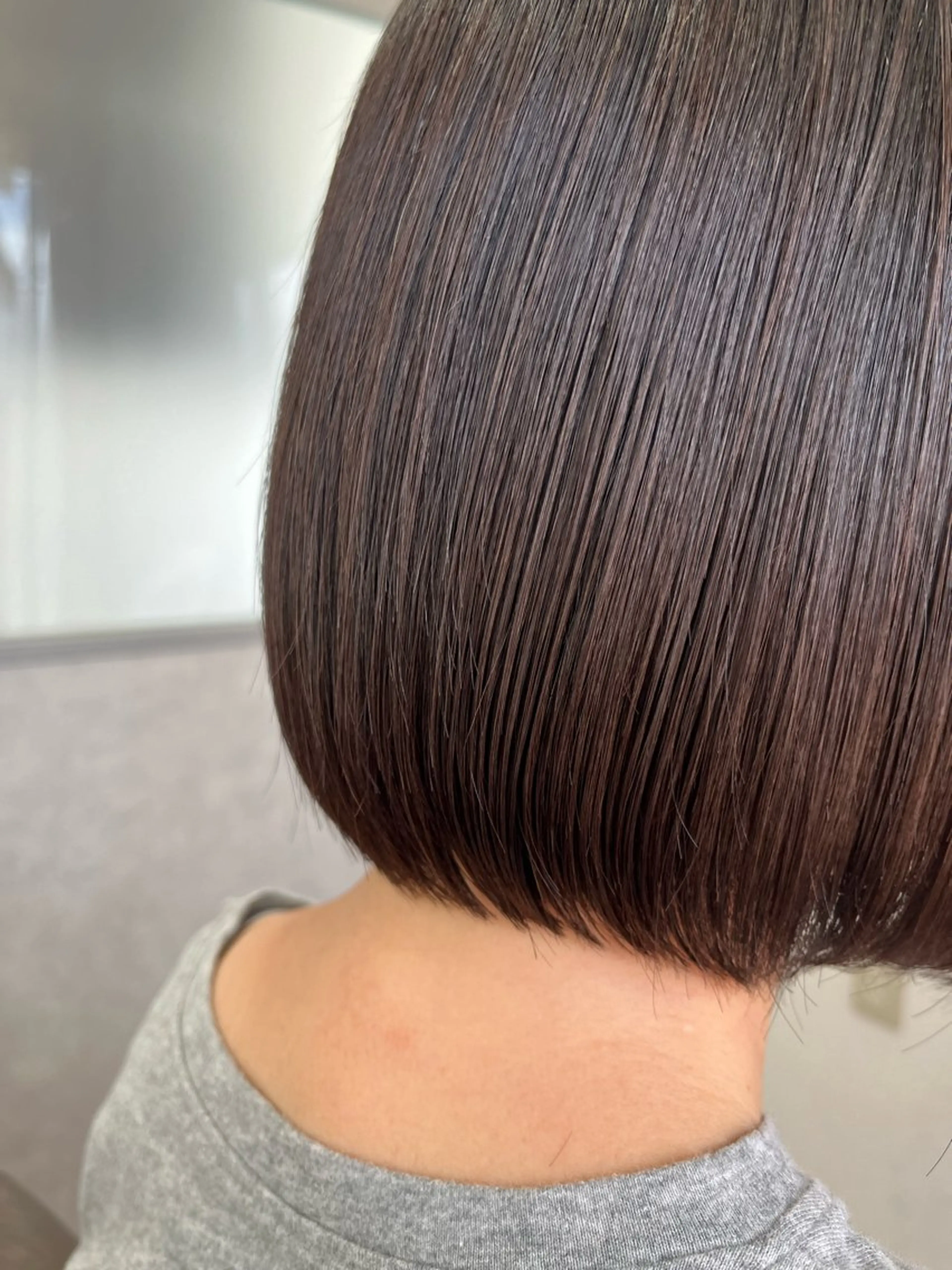 ショート ボブ カット 暖色＊ベージュ ＊くらたあやかのヘアスタイル