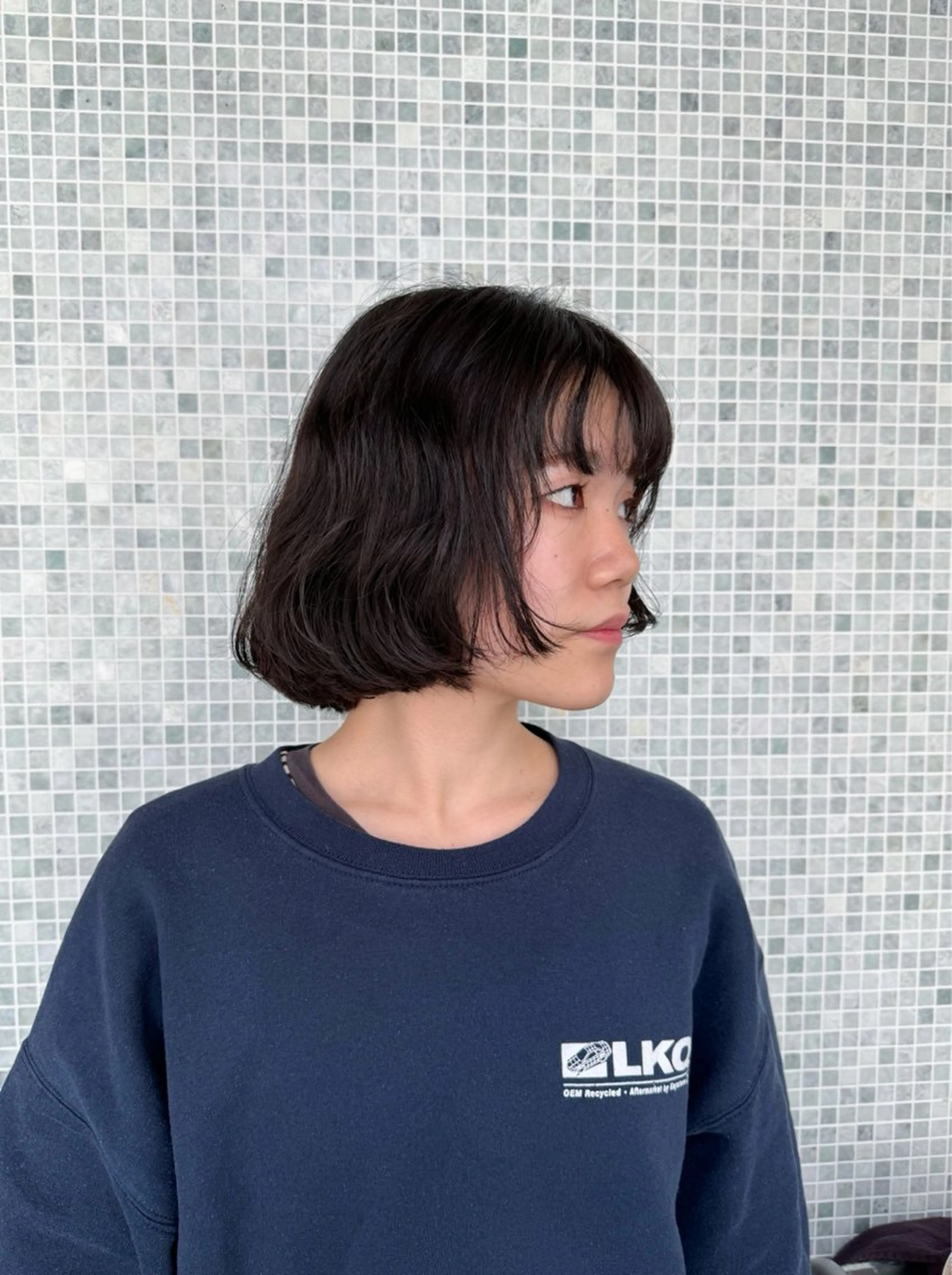 ショート ボブ パーマ EMMA茅ヶ崎所属・レイヤーパーマ＊ NOBUのヘアスタイル