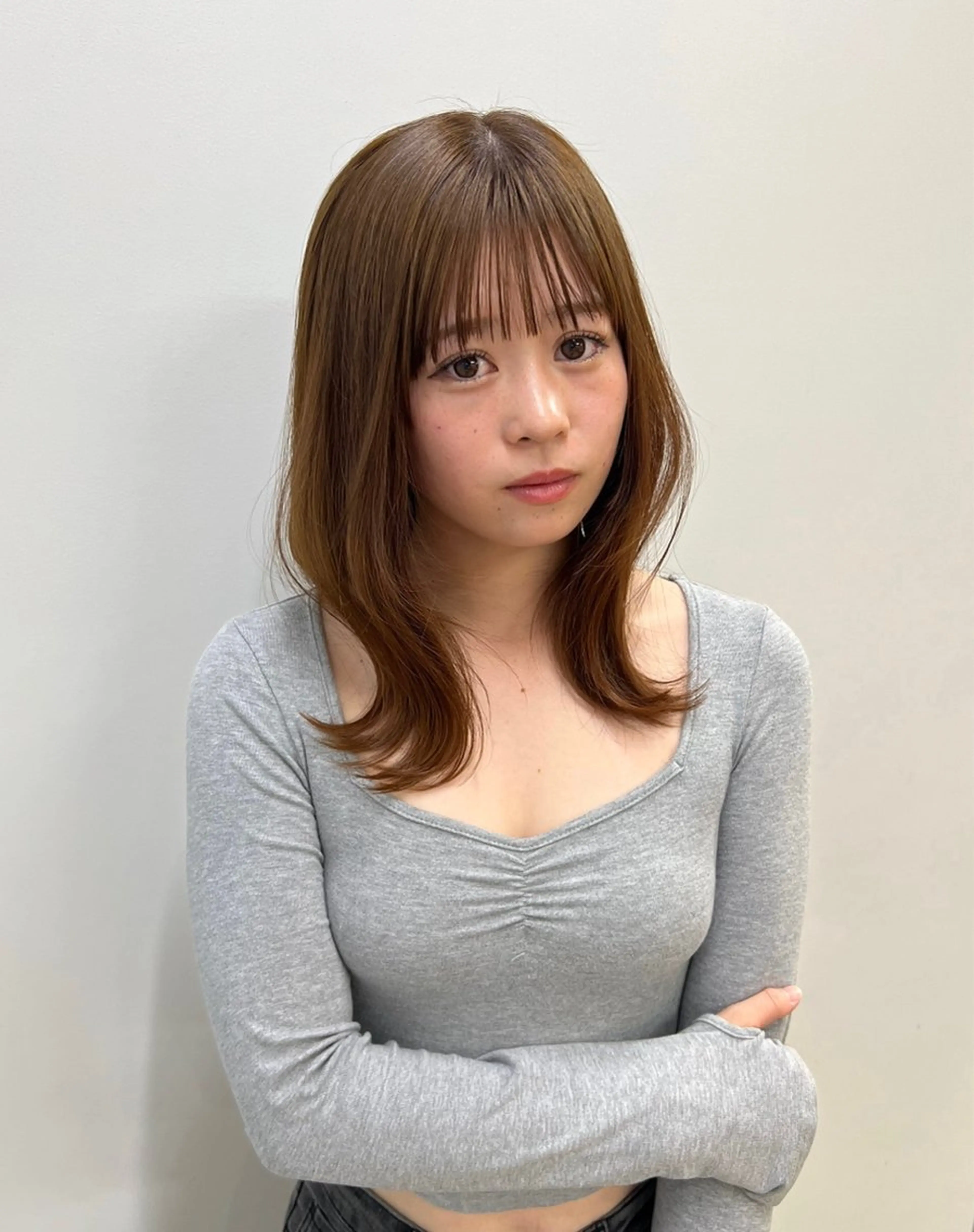 セミロング 松村 愛輝のヘアスタイル