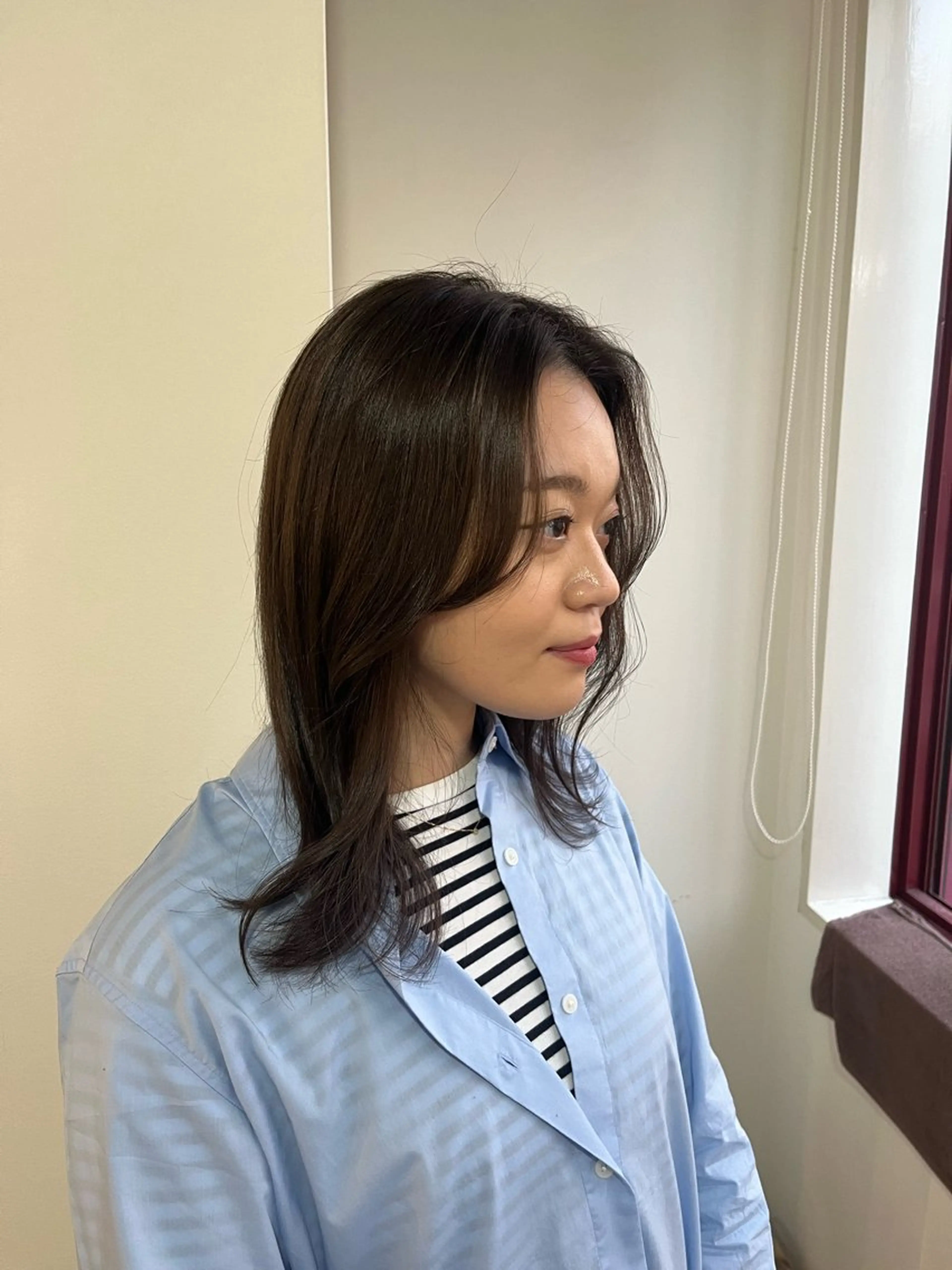 カラー 透明感カラー グレージュ カット ヘアカラー トリートメント Sherry/R 三川町　山本なつみのヘアスタイル