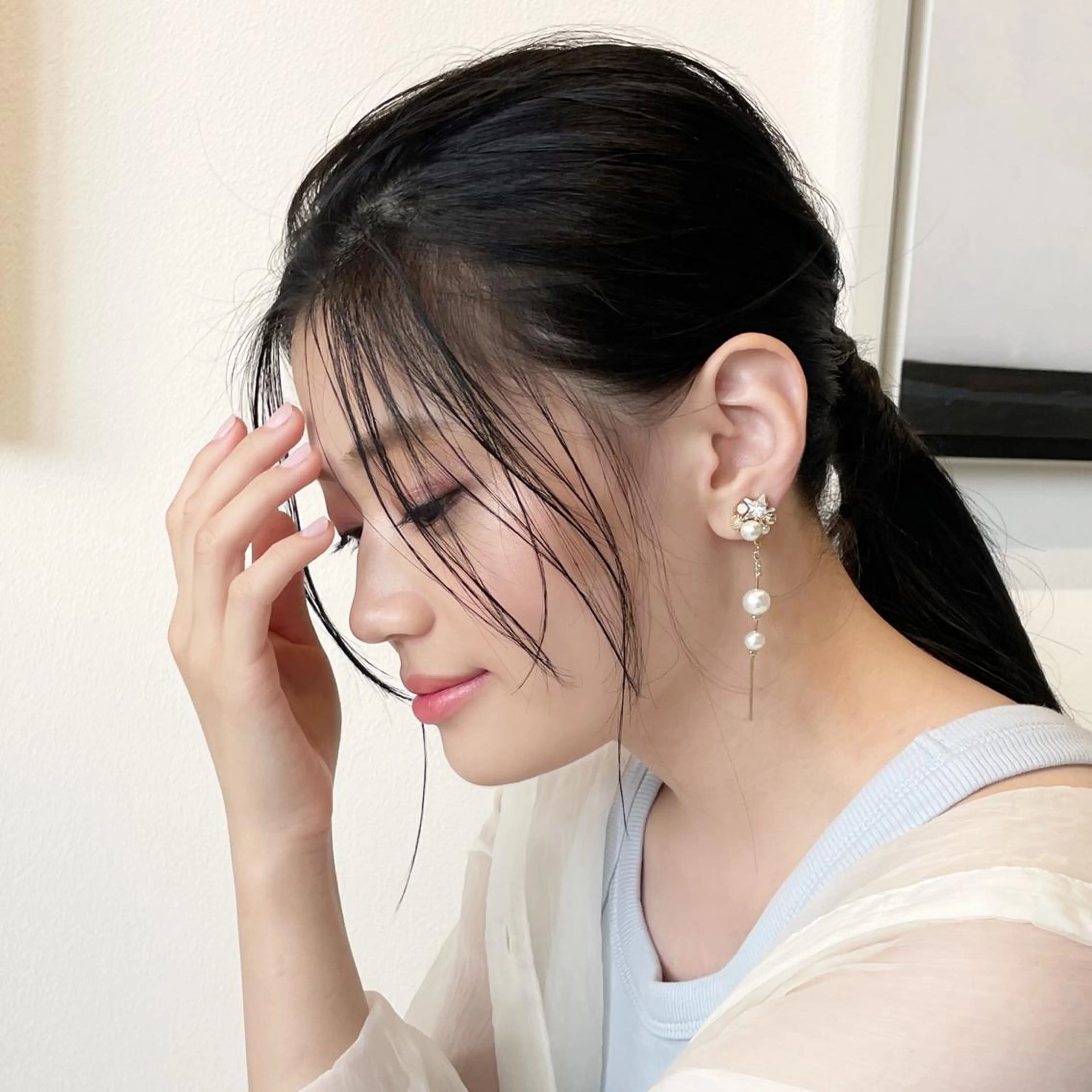 ロング カラー ヘアアレンジ EMANON天神所属・Hitomi Ezakiのヘアスタイル