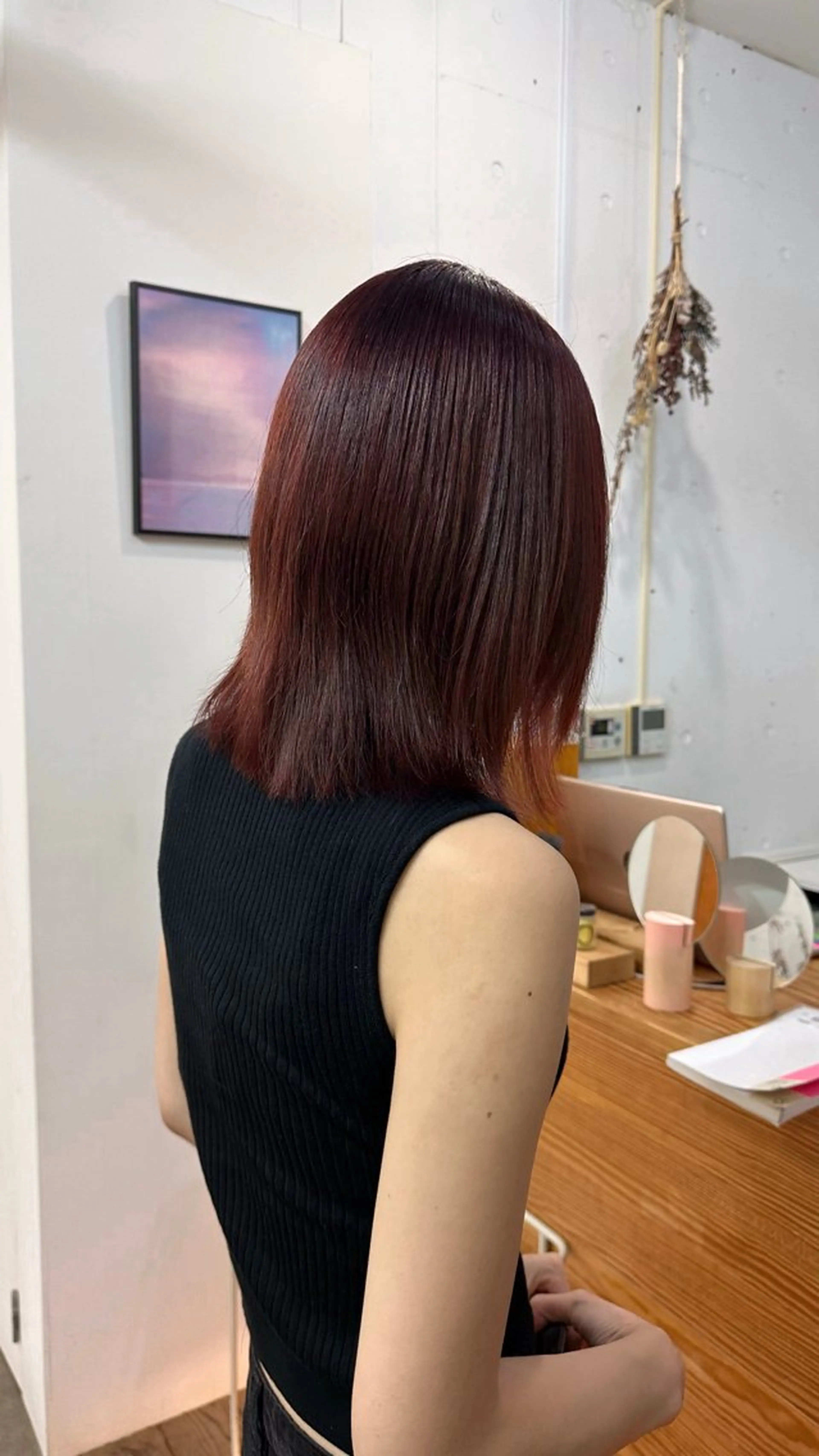 ミディアム カラー 🪭risa 暖色/レイヤー🪭のヘアスタイル