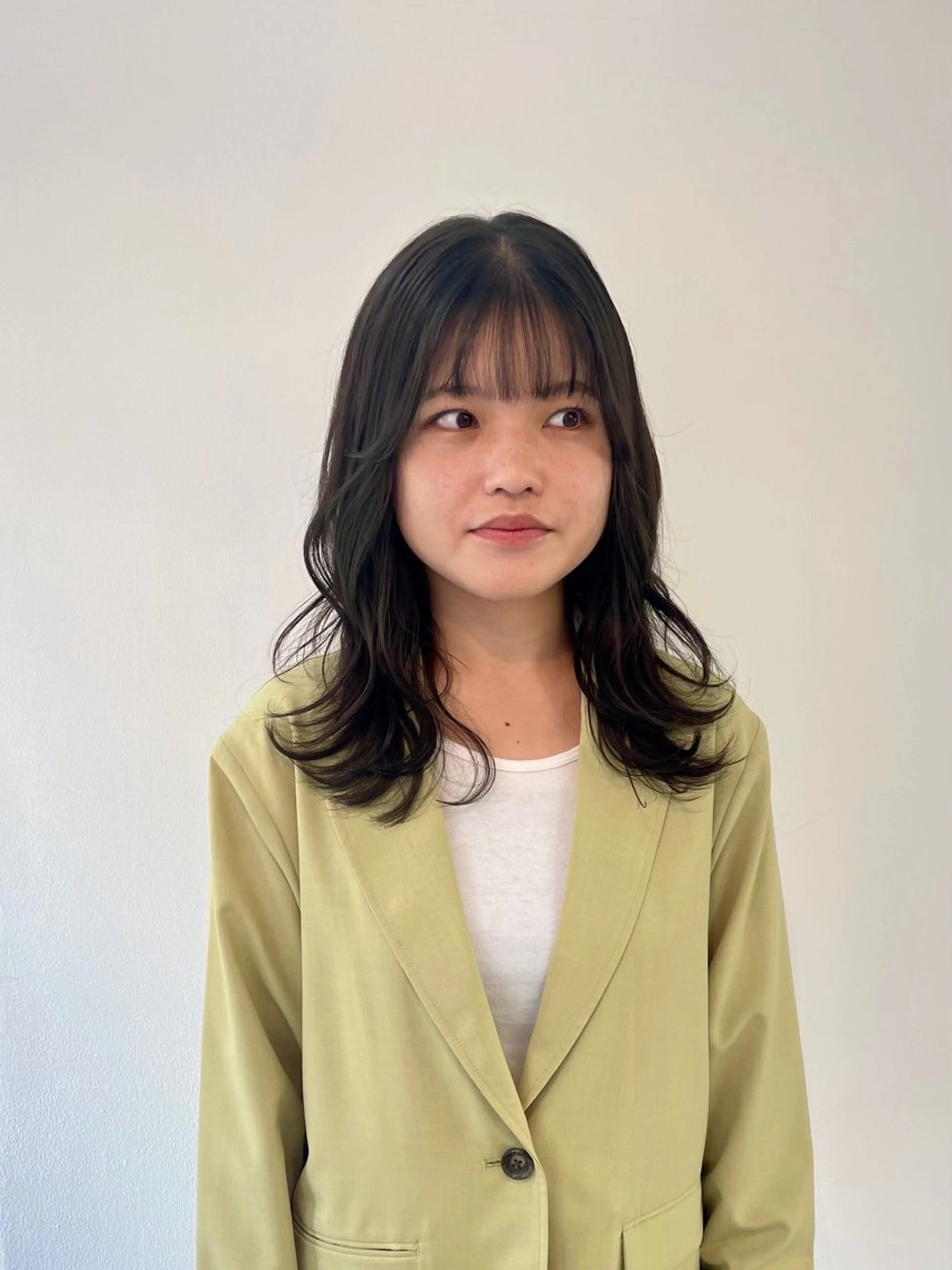 ミディアム カラー カット ヘアカラー トリートメント Seeknext // Rukaのヘアスタイル