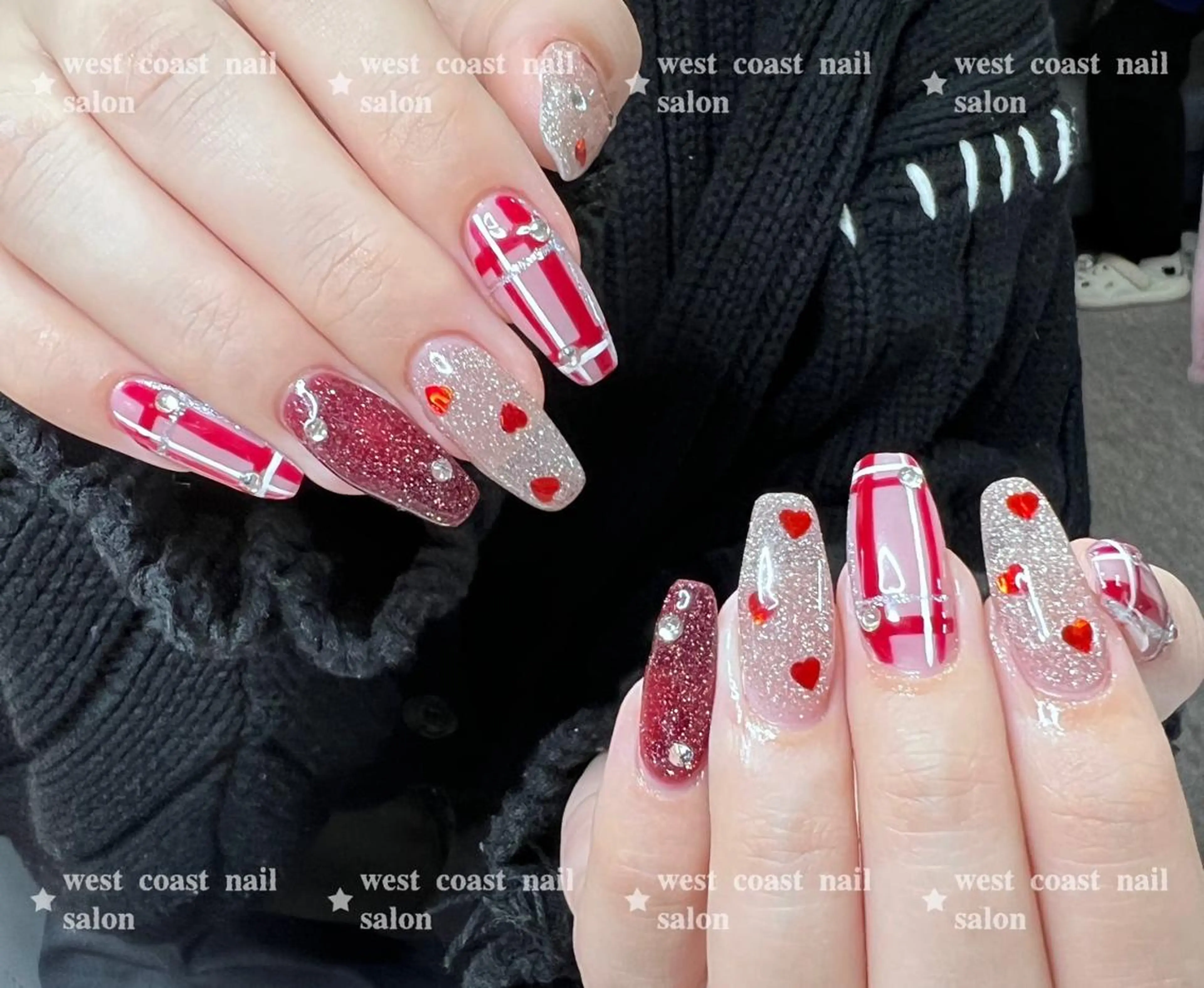 《長さ出し》オフなし✨チップスカルプ長さ出し10本+シンプルデザイン(アート4本まで/持ち込みok)❤️の写真