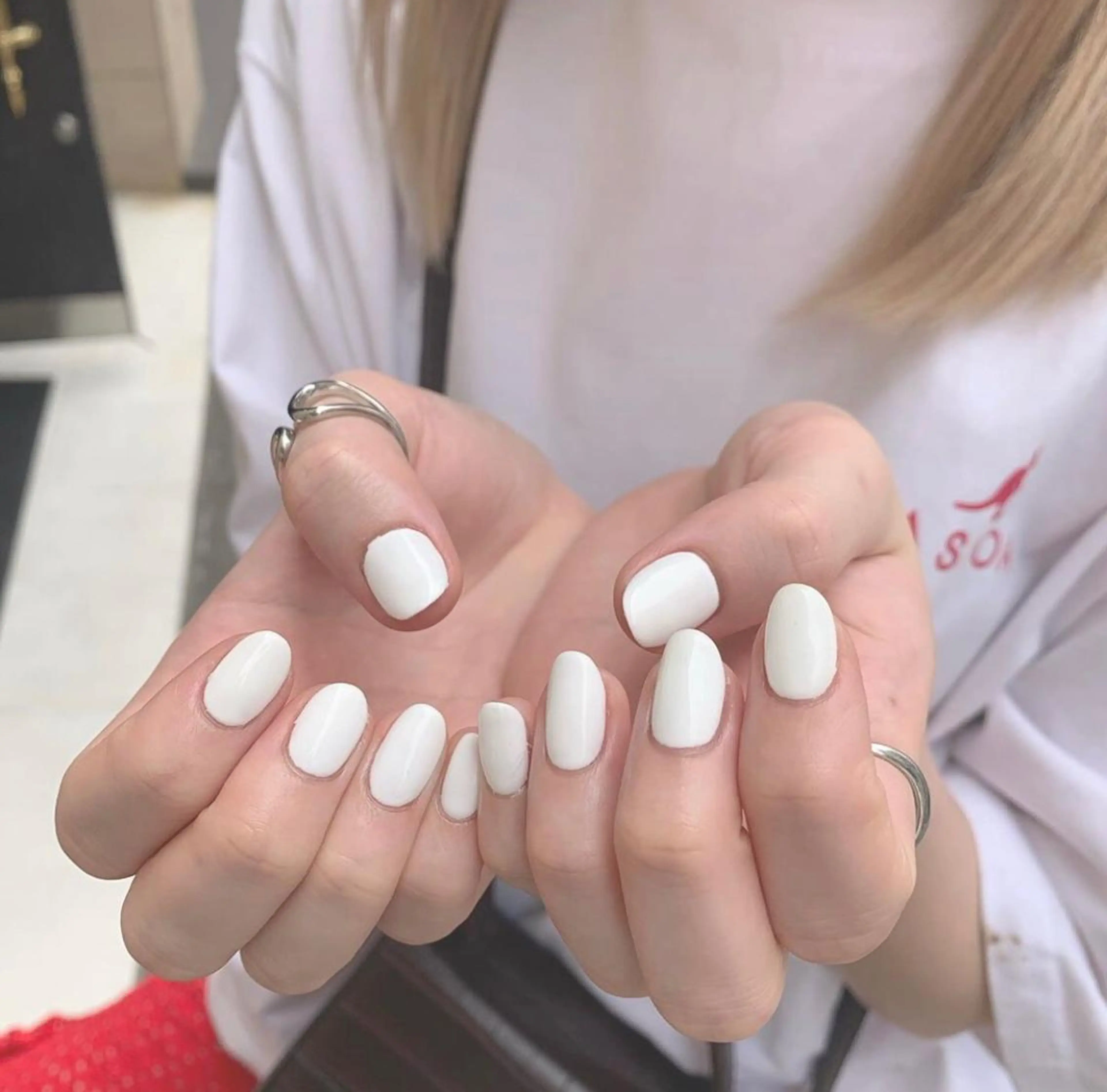 ネイル シンプルネイル チャンモリパーマ/韓 国/Minami🦋のヘアスタイル