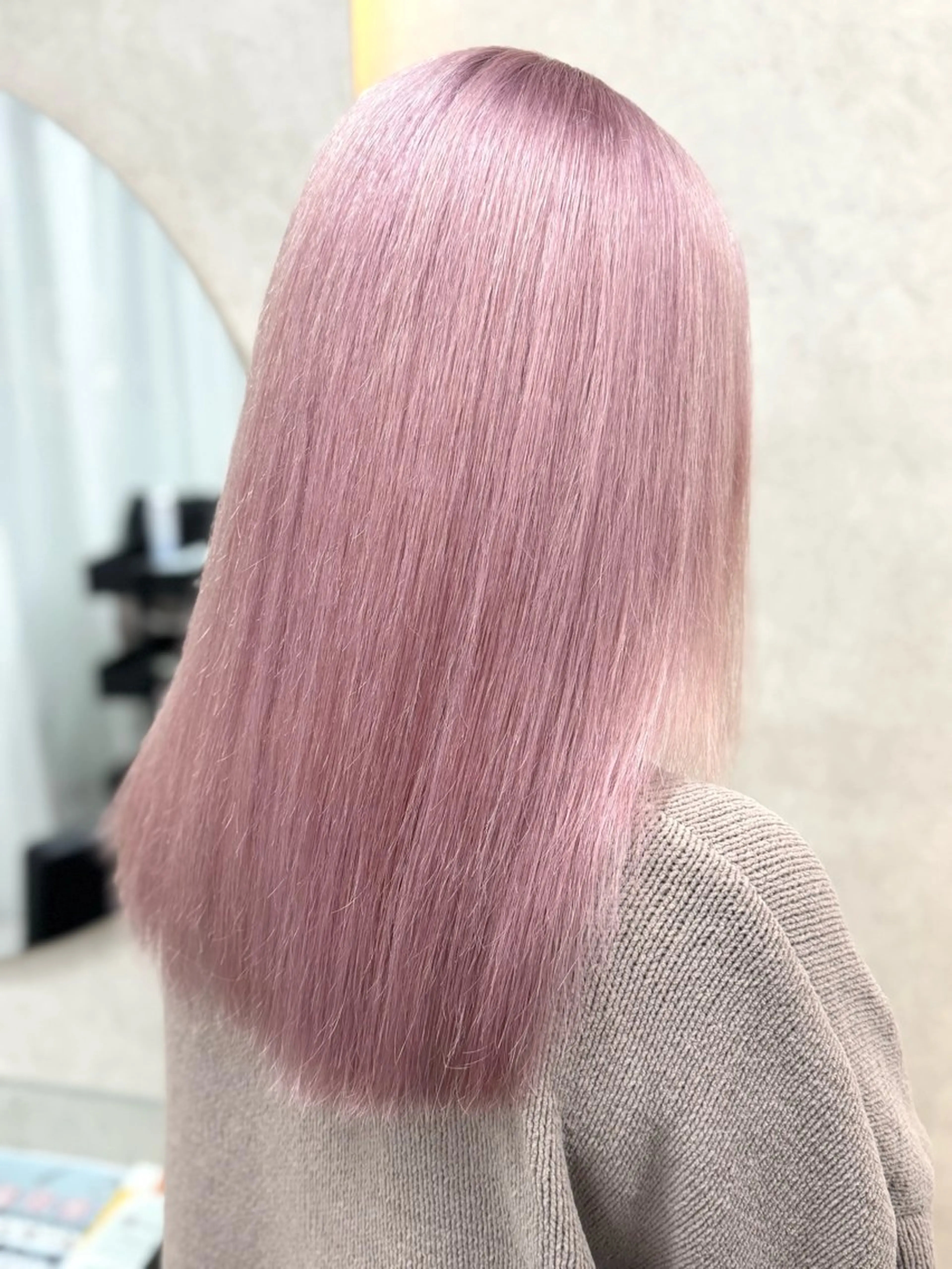 セミロング 垢抜け🪄透明感✨ ブリーチ特化のヘアスタイル