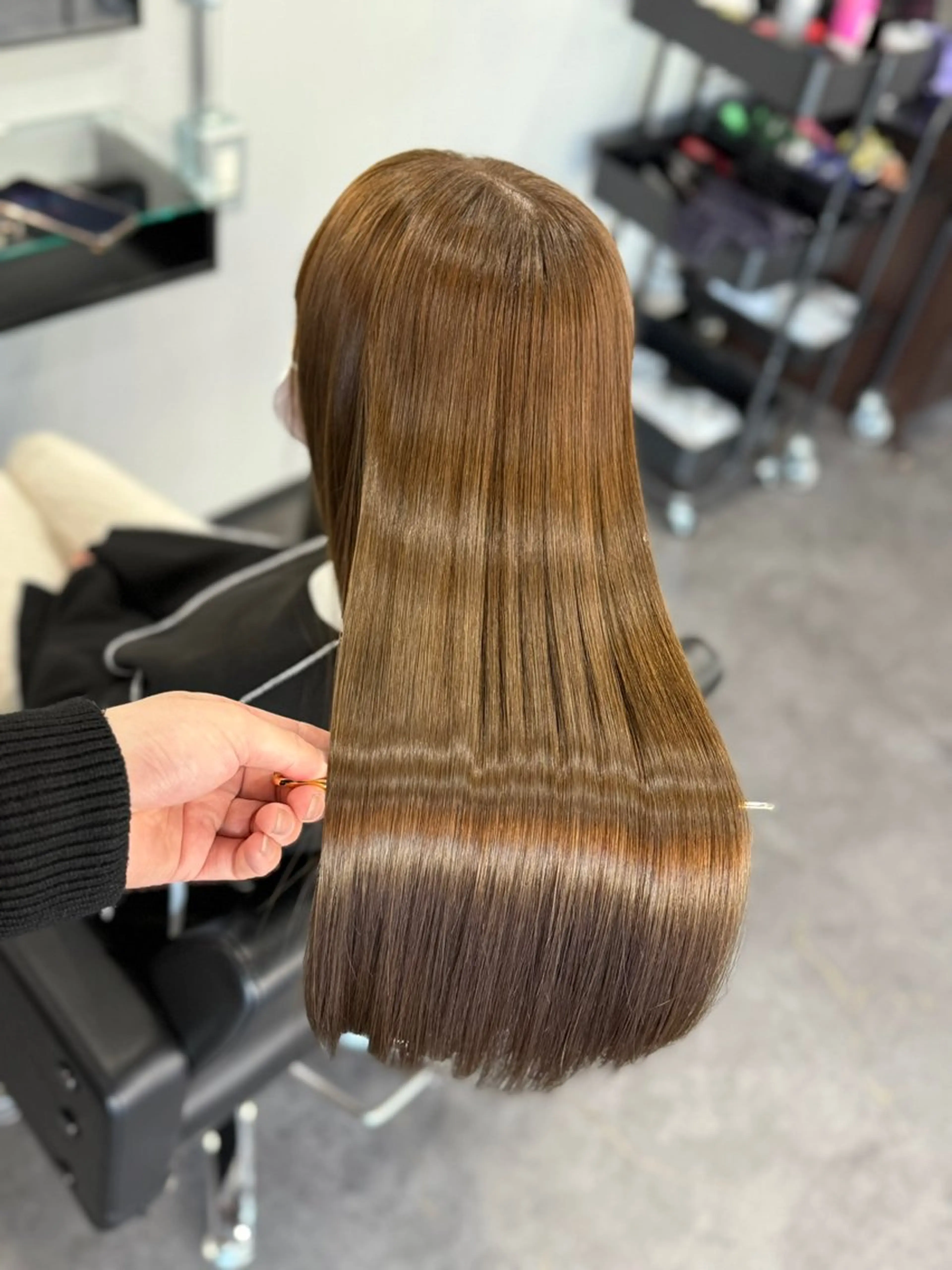 ロング パーマ 縮毛矯正 カット 縮毛矯正 トリートメント 🌹【代表】古川暁 髪質改善縮毛矯正🌹のヘアスタイル