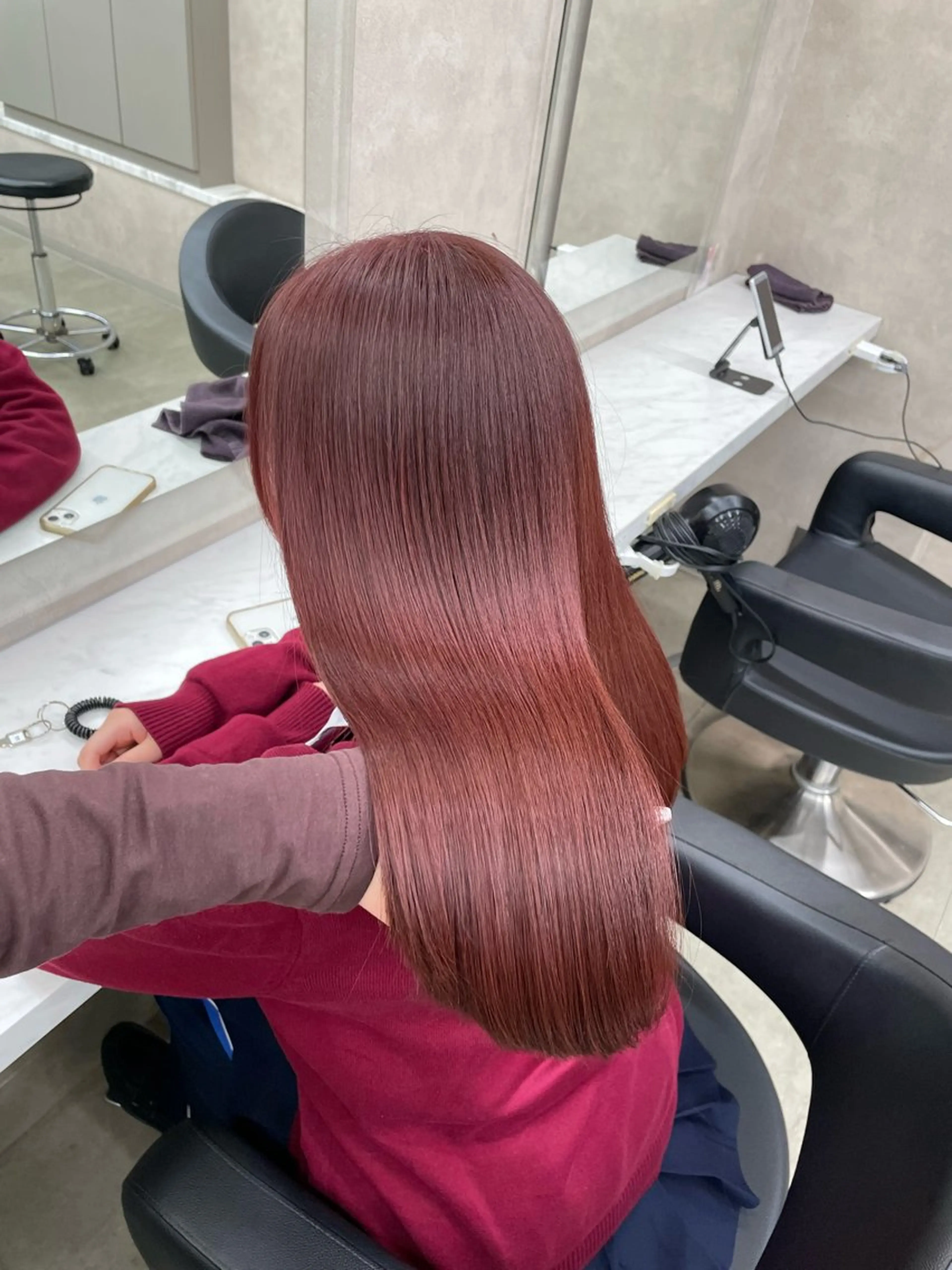 ロング カラー ヘアアレンジ ヘアカラー トリートメント ヘアセット 💗横浜美容室 💗HARUNAのヘアスタイル