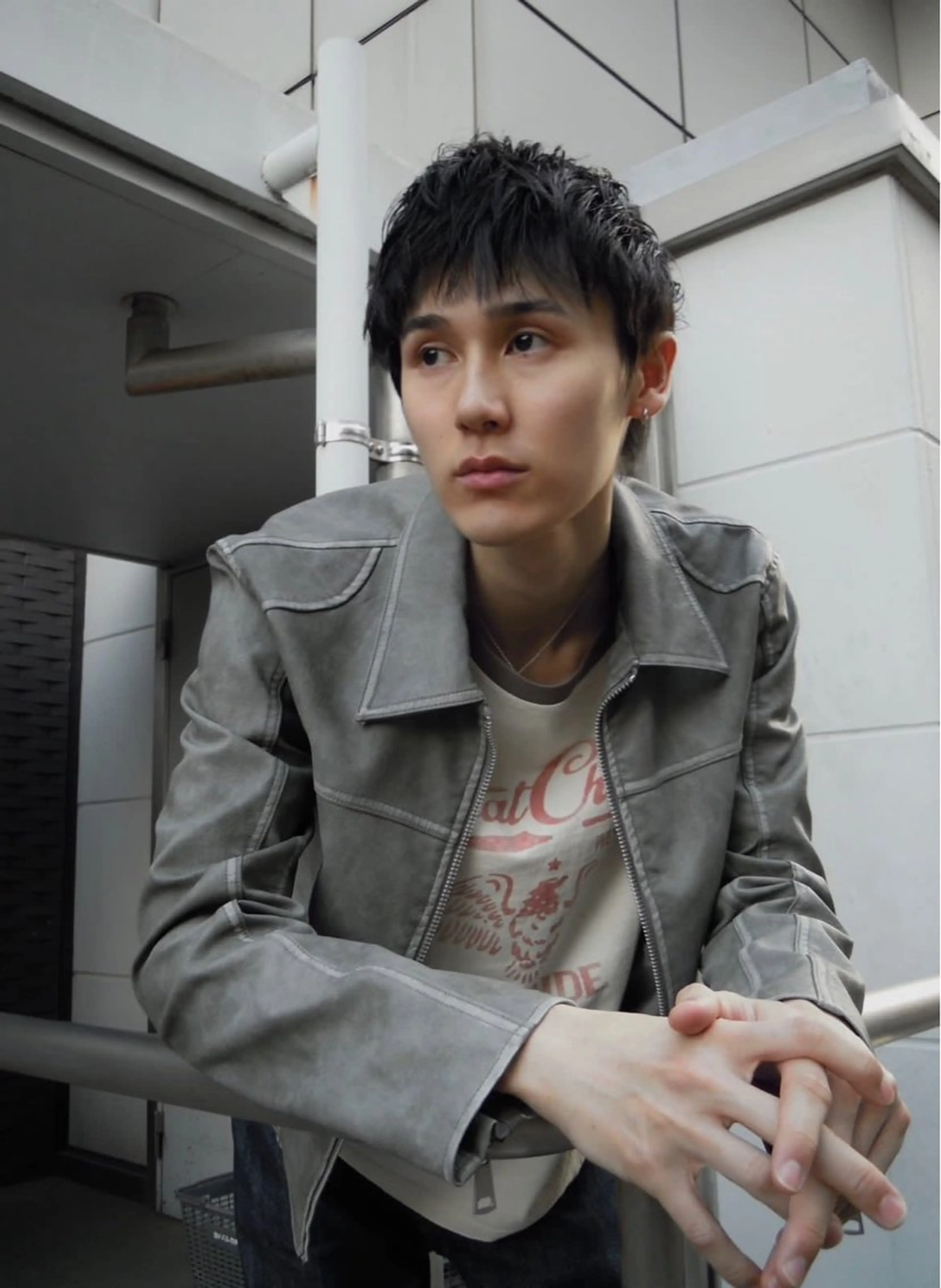 ショート メンズ 5:8所属・吉祥寺【髪質改善カラ ー/ブリーチ】藤井のヘアスタイル