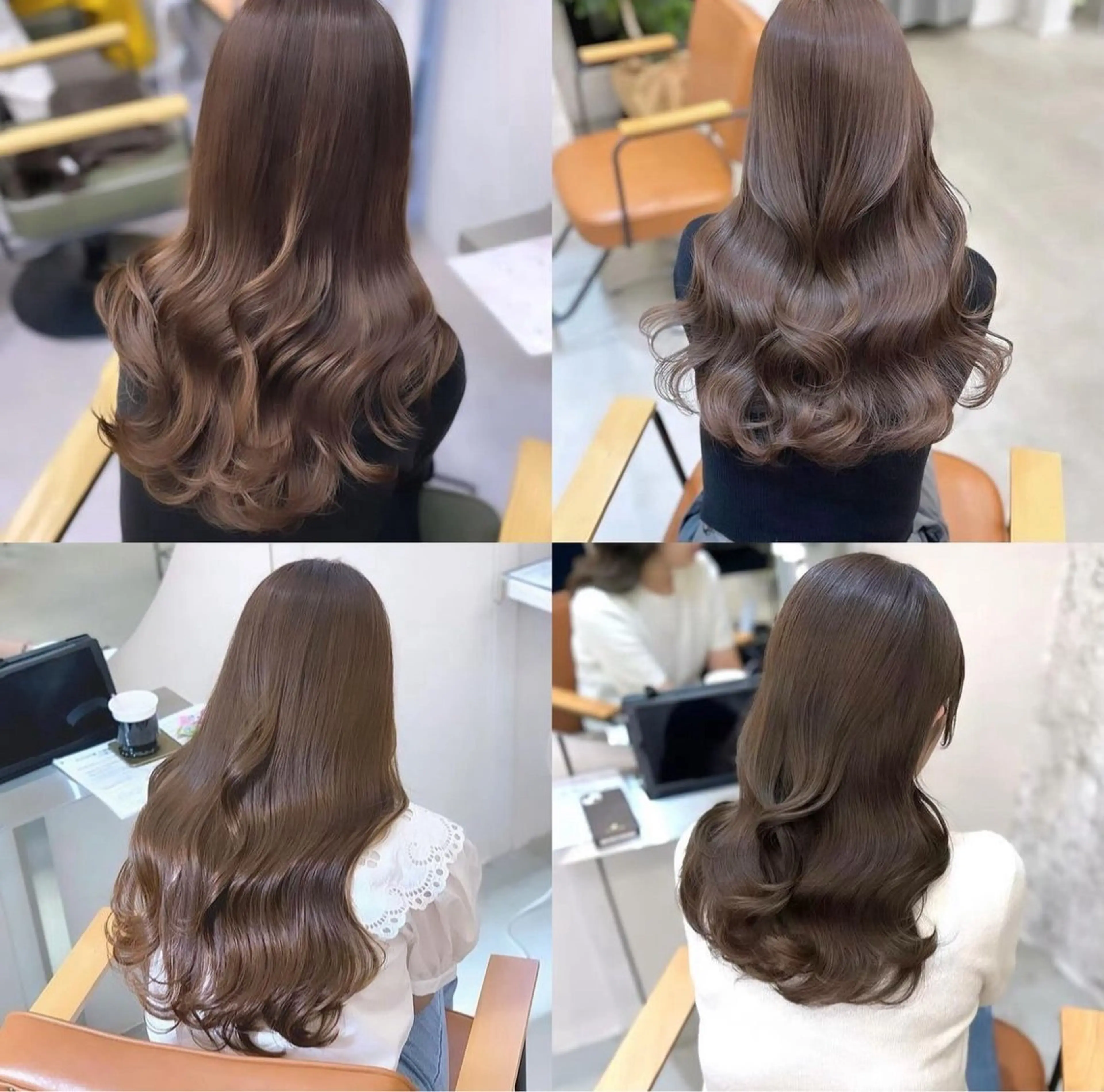 カラー ベージュカラー ブリーチ ブリーチなしカラー NAO/ 髪質改善/艶カラーのヘアスタイル