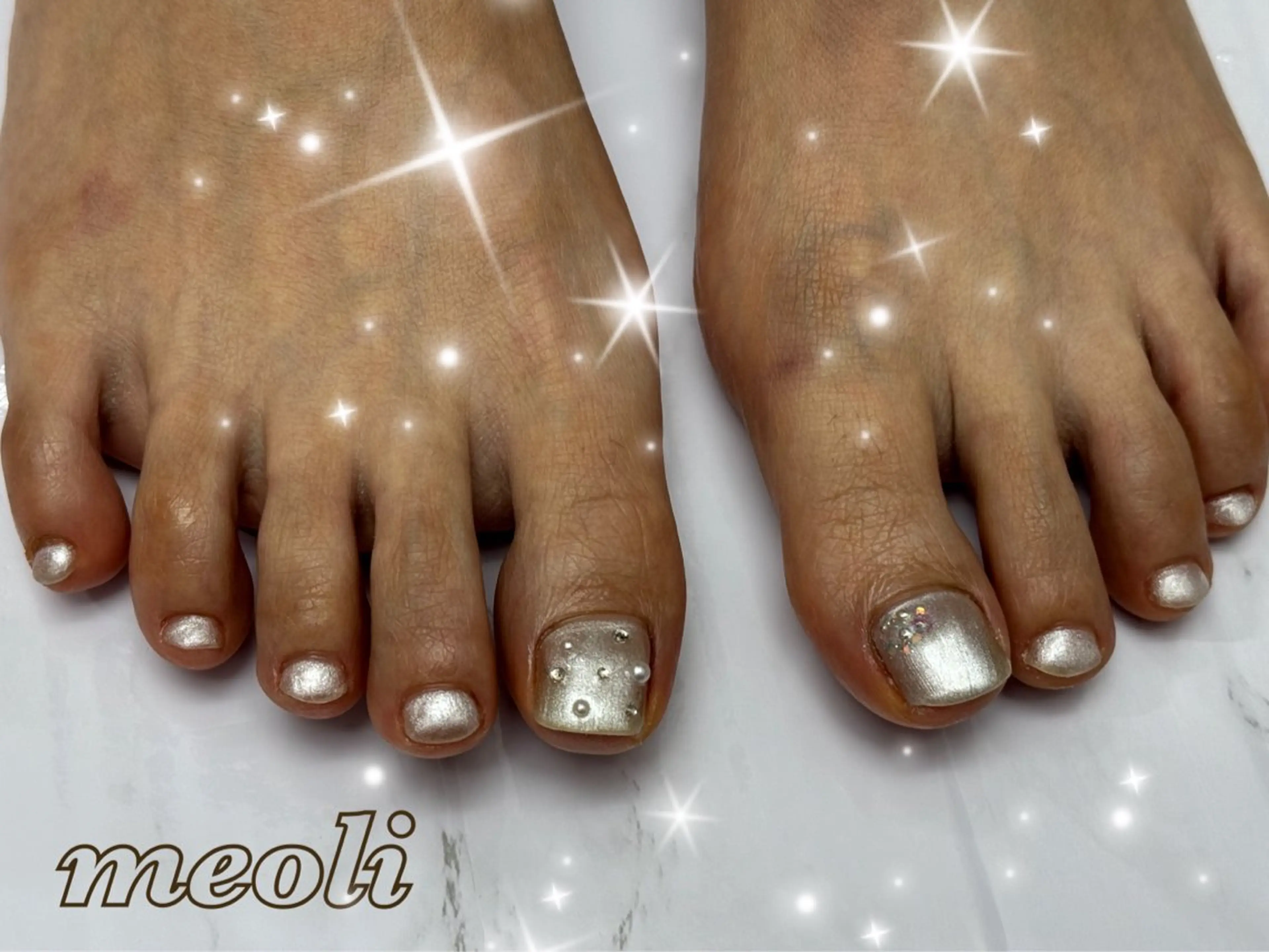 ネイル フットネイル nail salon meoli ヒトミのネイルデザイン