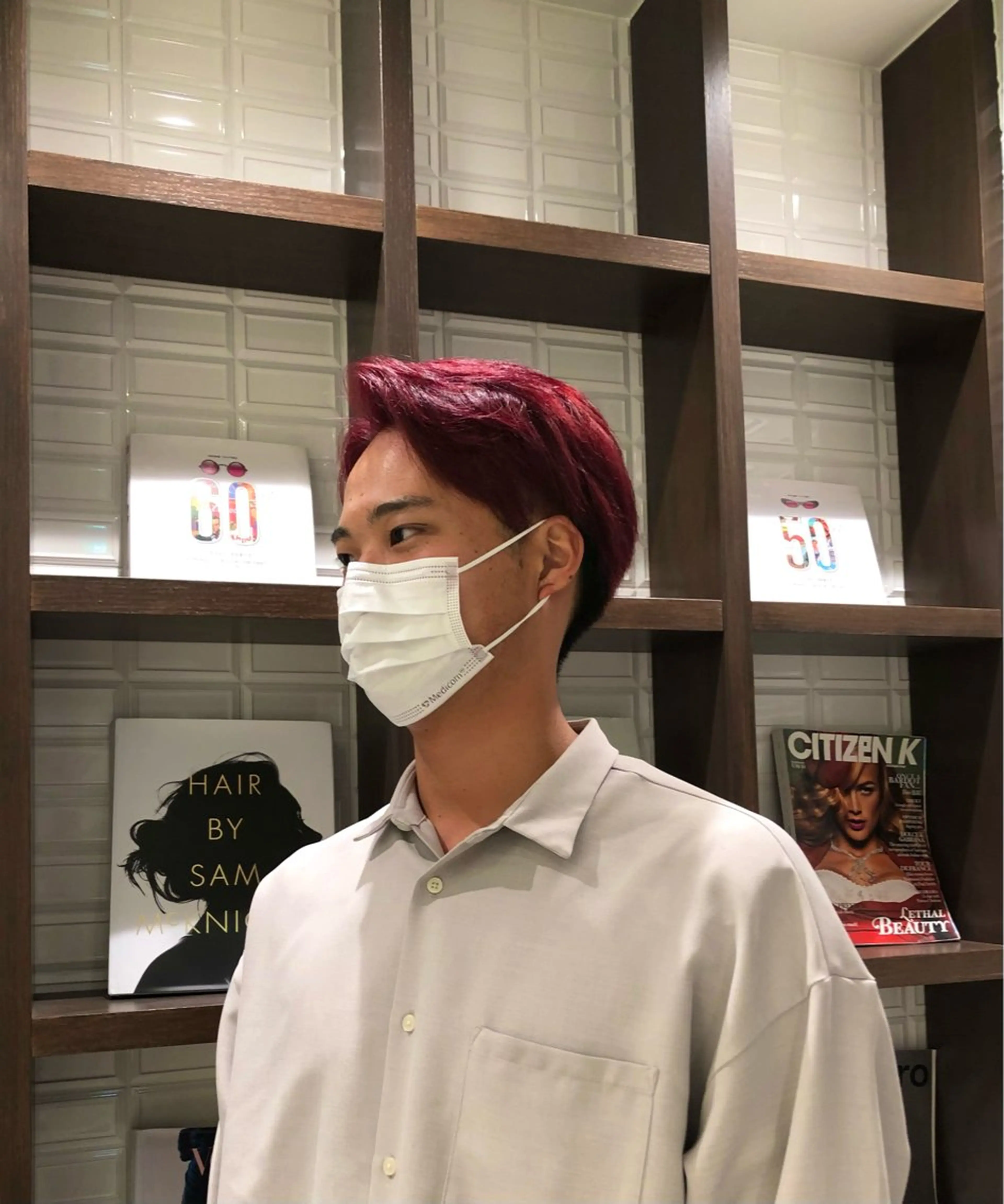 カラー メンズ メンズ特化ニュアンス パーマ　RYOのヘアスタイル