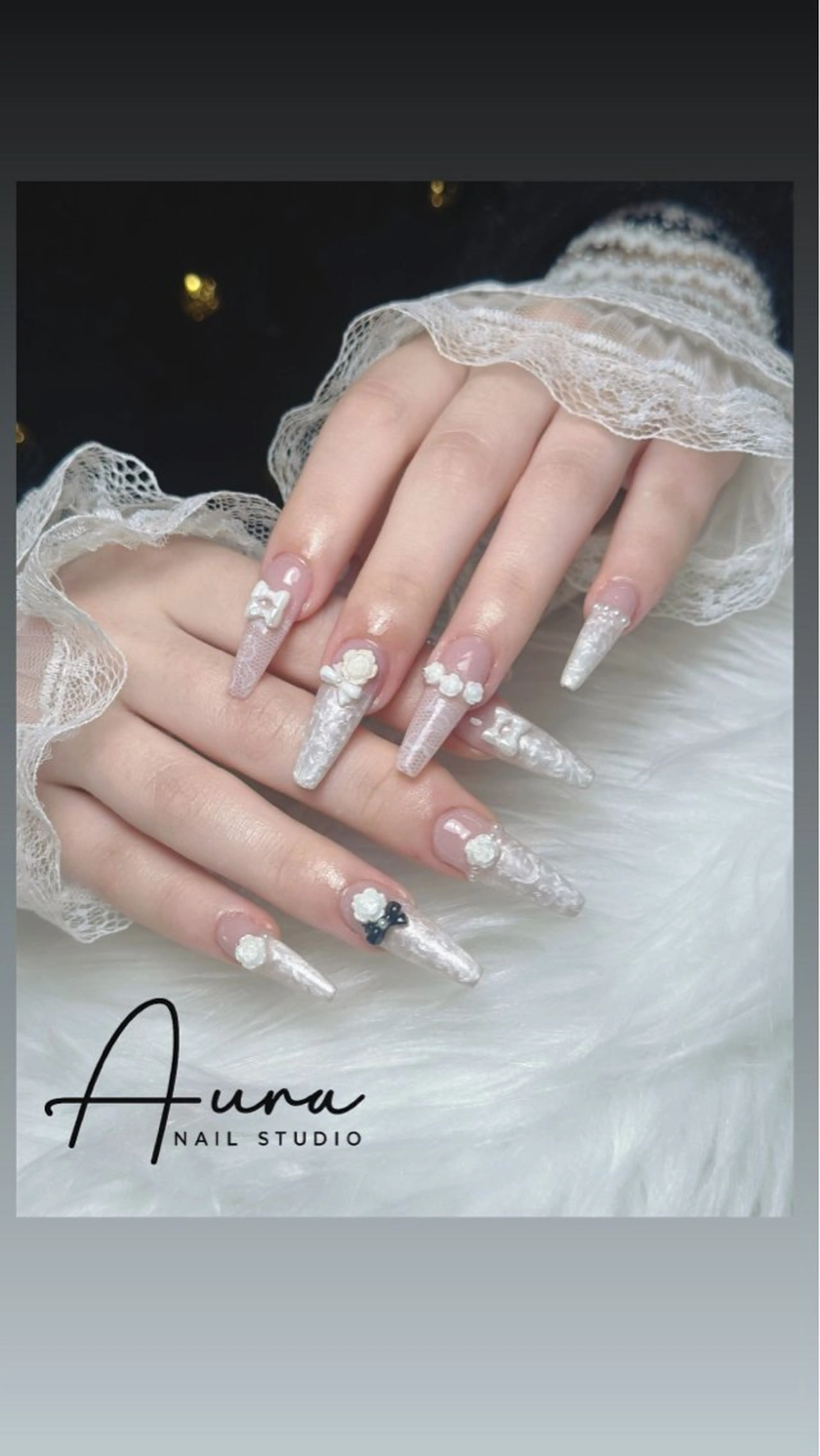 ネイル ハンドネイル Aura Nail Studioのネイルデザイン