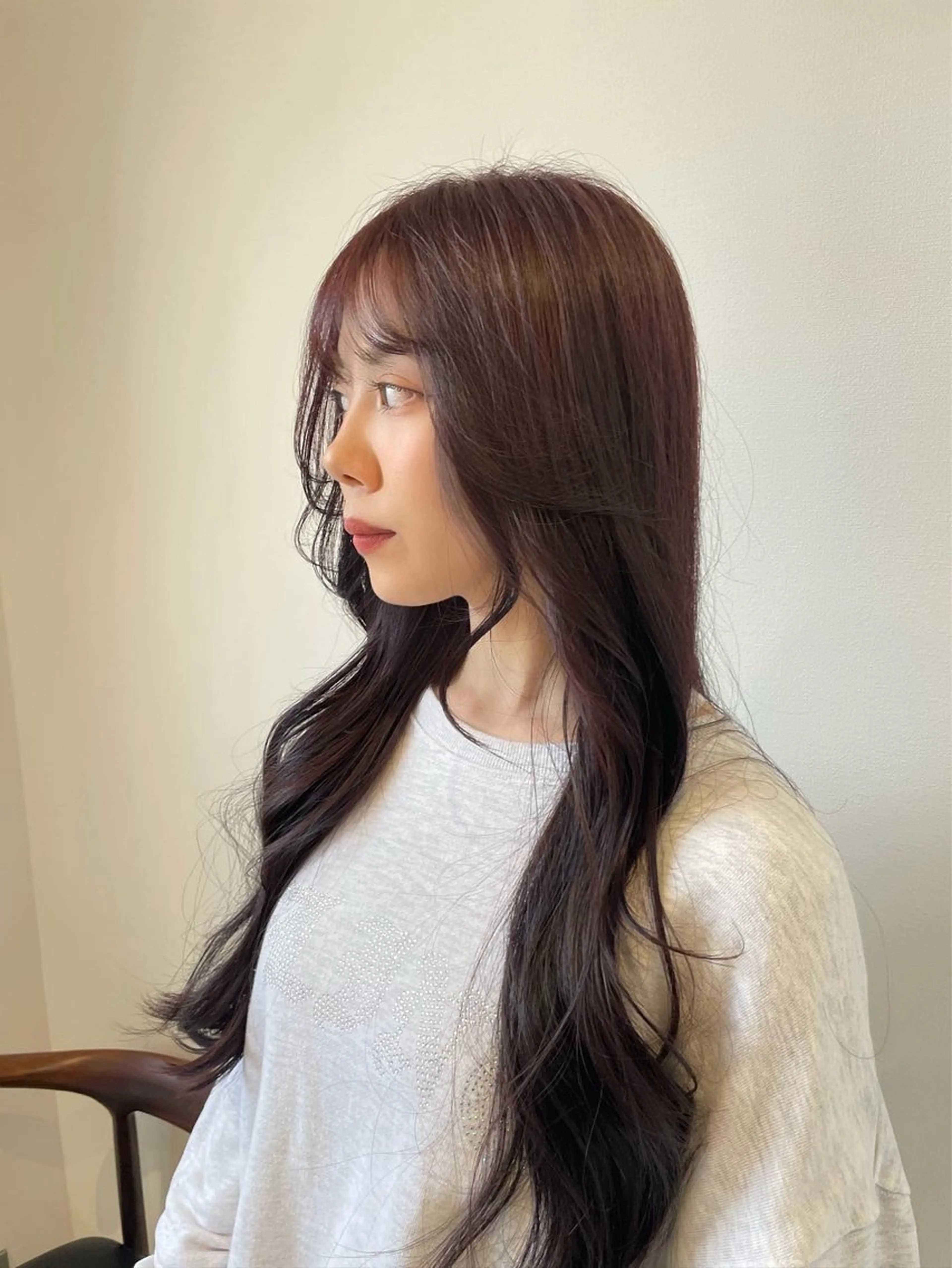 [人気No.1🍀]顔周りカット×艶カラー×リペアトリートメントの写真