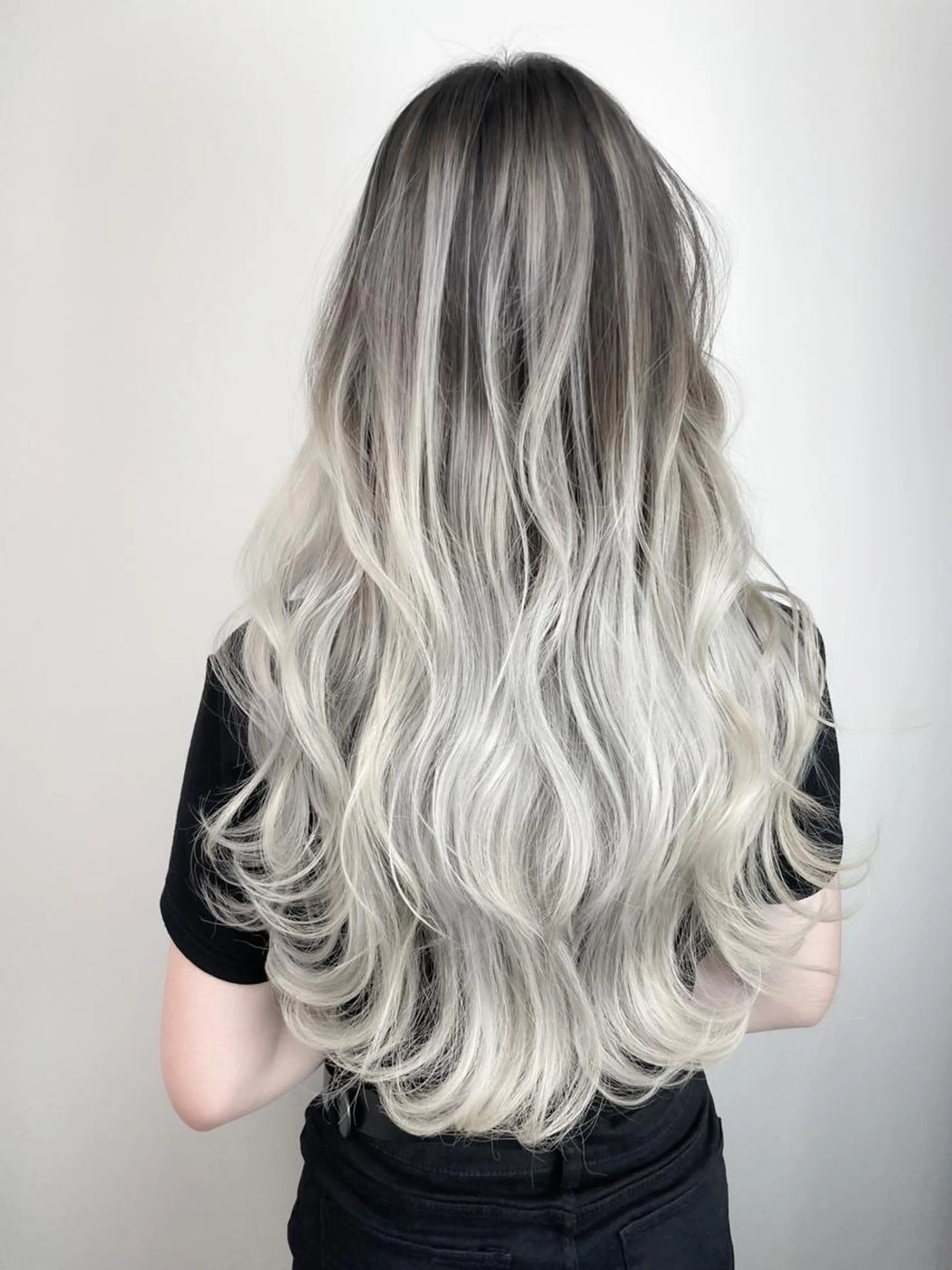 バレイヤージュカラーの写真