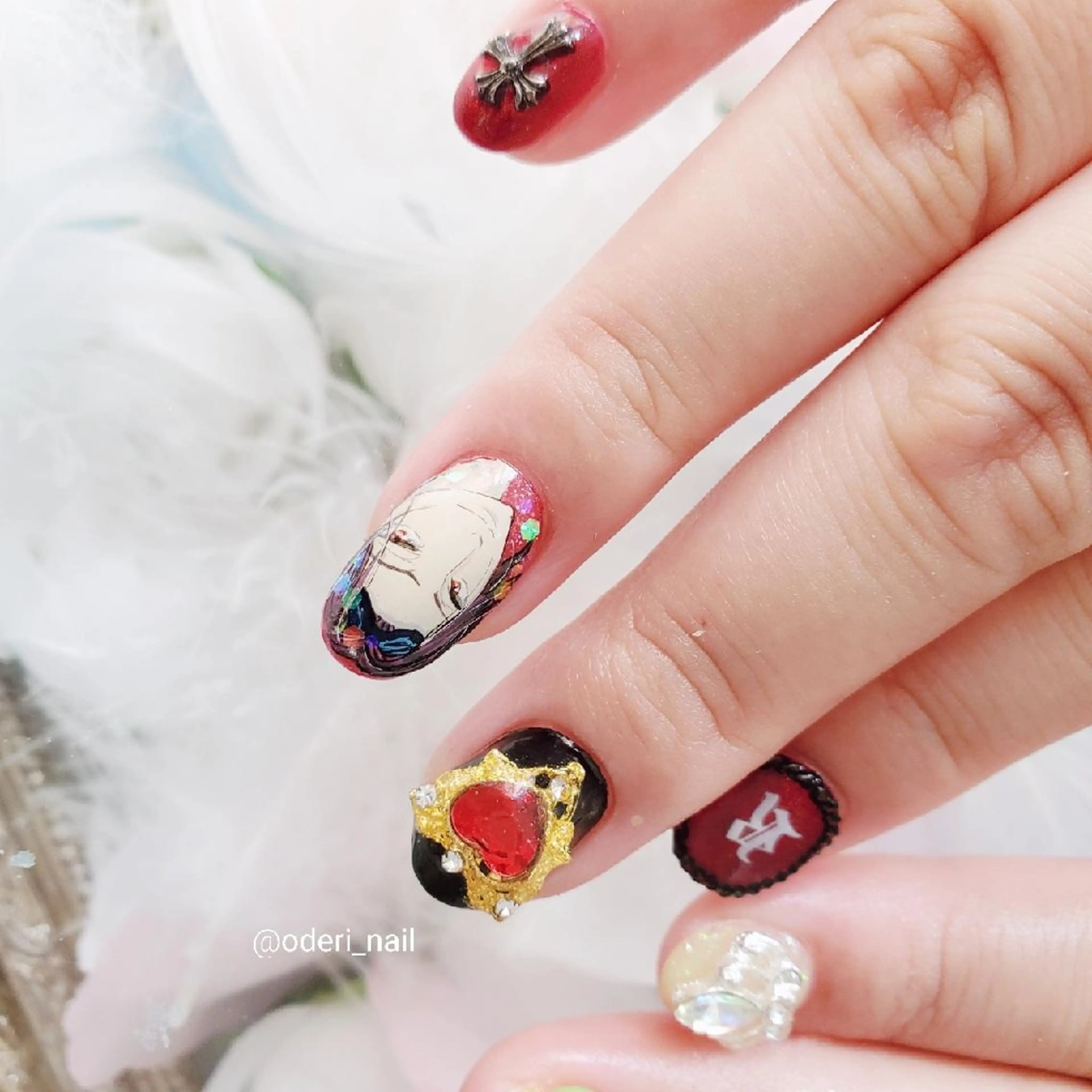 ネイル アートネイル ジェルネイル おで@ oderi_nailのネイルデザイン