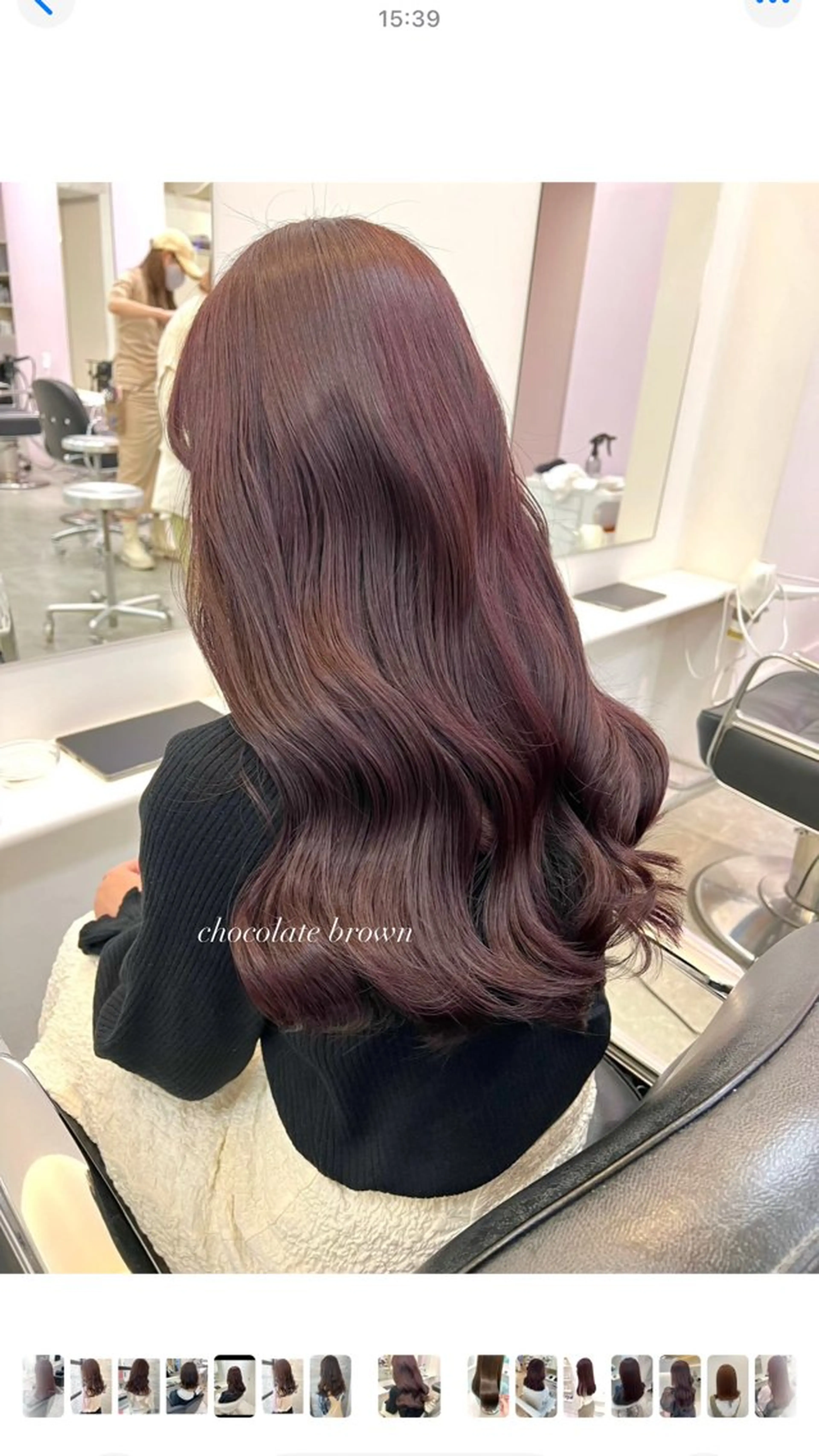 Ｕ24限定🌷.*透明感ブラウンカラー(ワンカラー+シャンプーブロー込)の写真