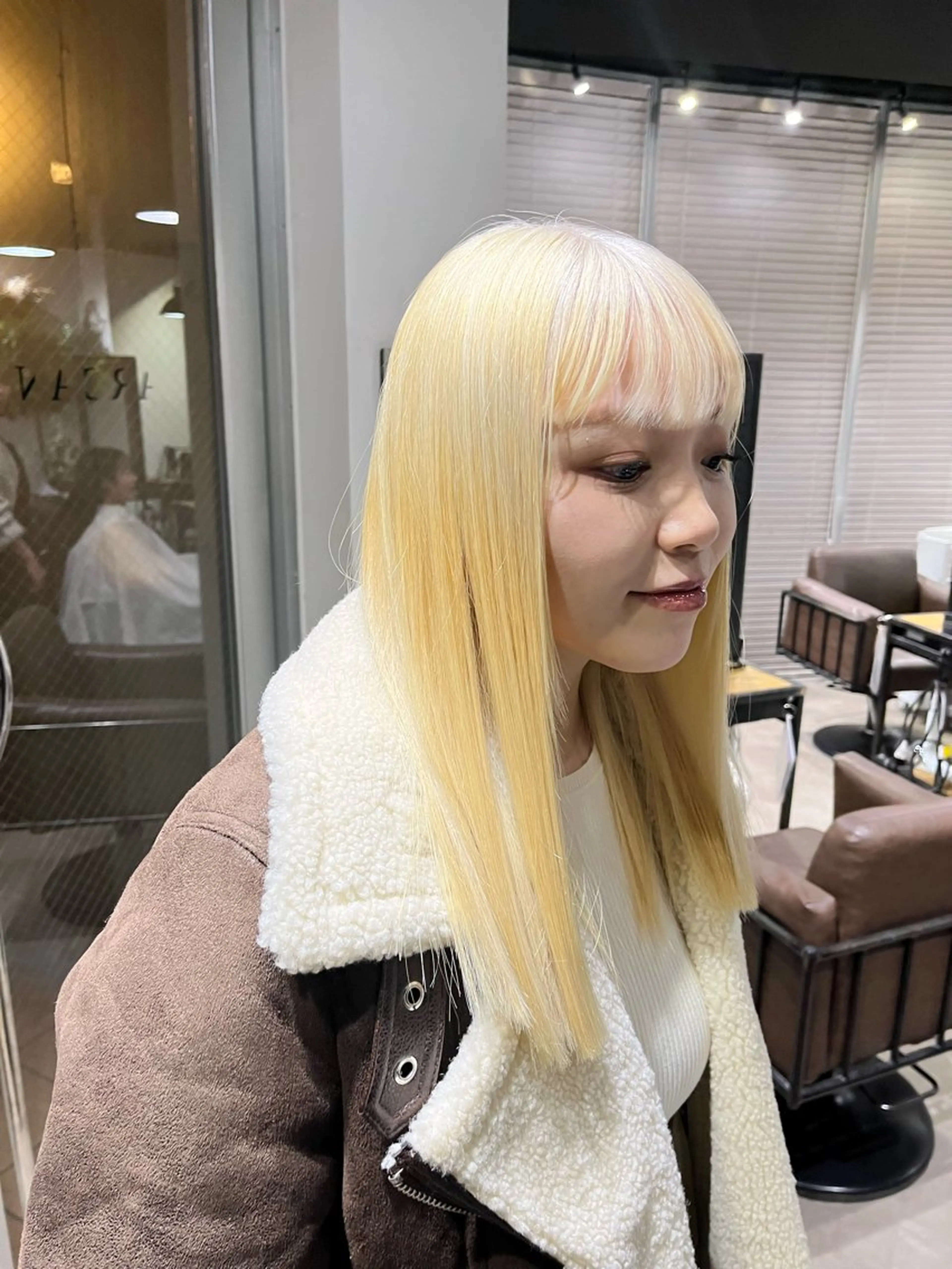 ロング 山影✨バレイヤージュ ハイライト✨メンズ◎のヘアスタイル