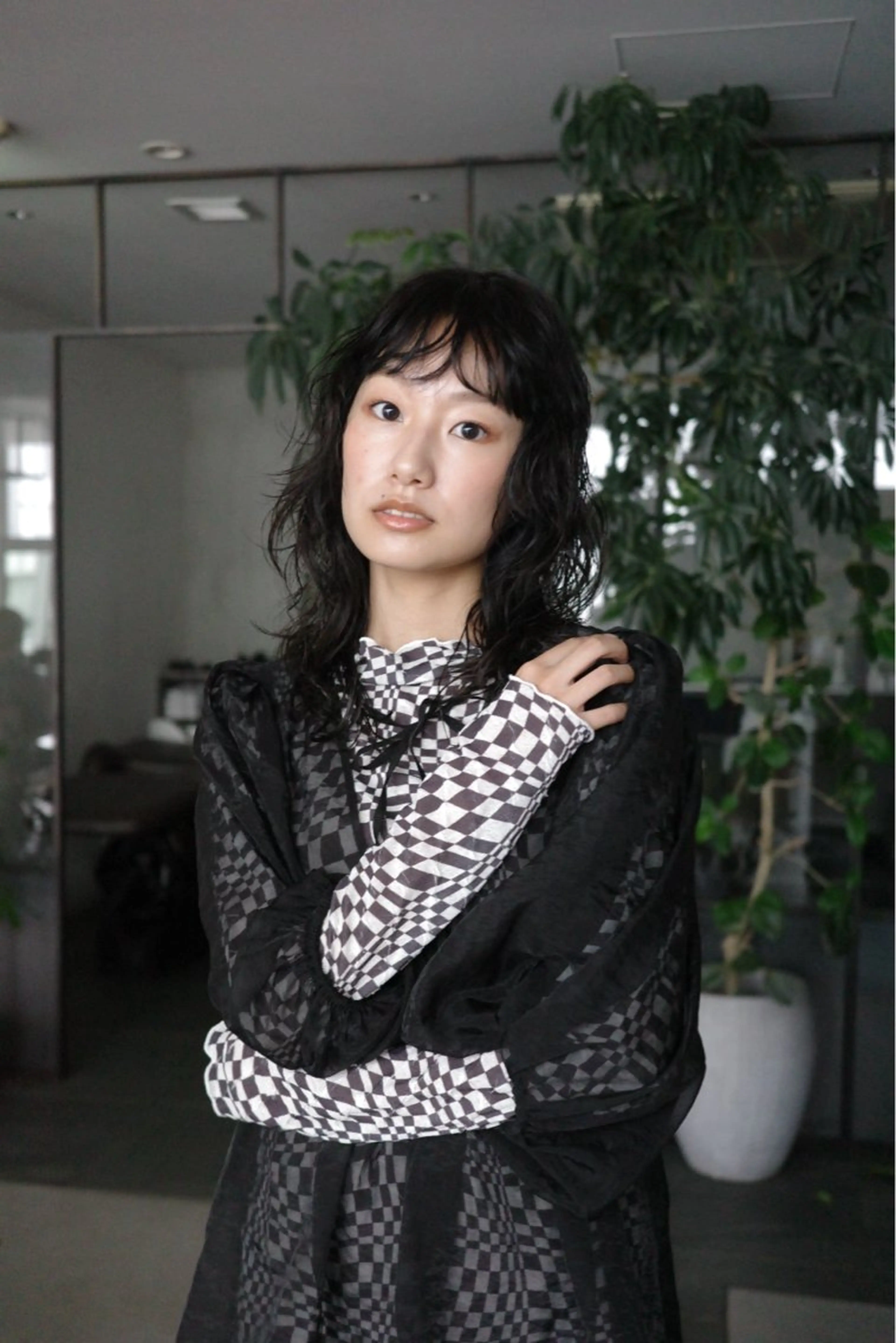 ミディアム パーマ ミディアムパーマ ボブ 外国人風カラー レイヤーカット ウルフカット 🌀渋谷ボブパーマ 🌀河野瑠太のヘアスタイル