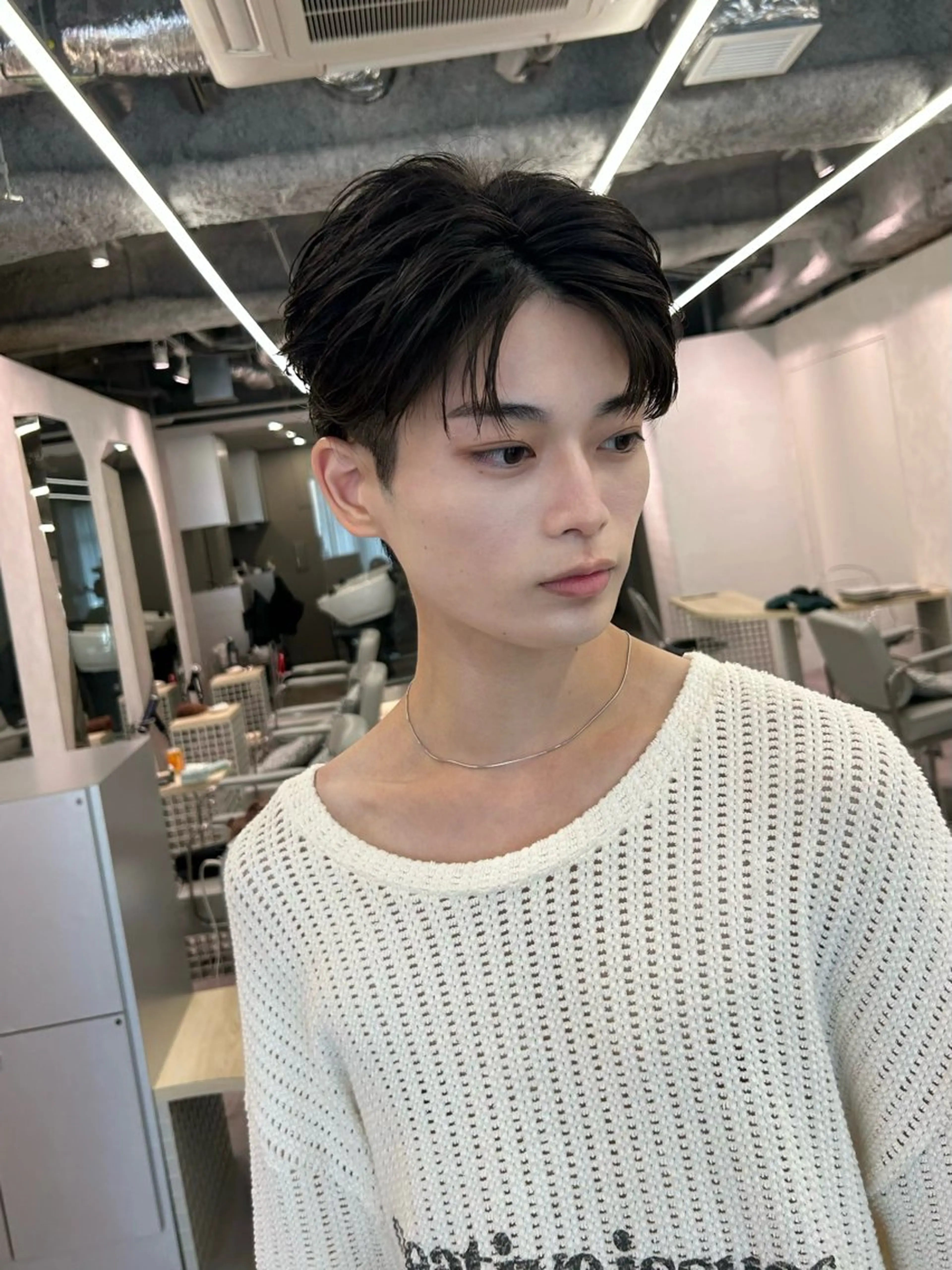 メンズ カット パーマ 横浜メンズ特化 田中リョウのヘアスタイル