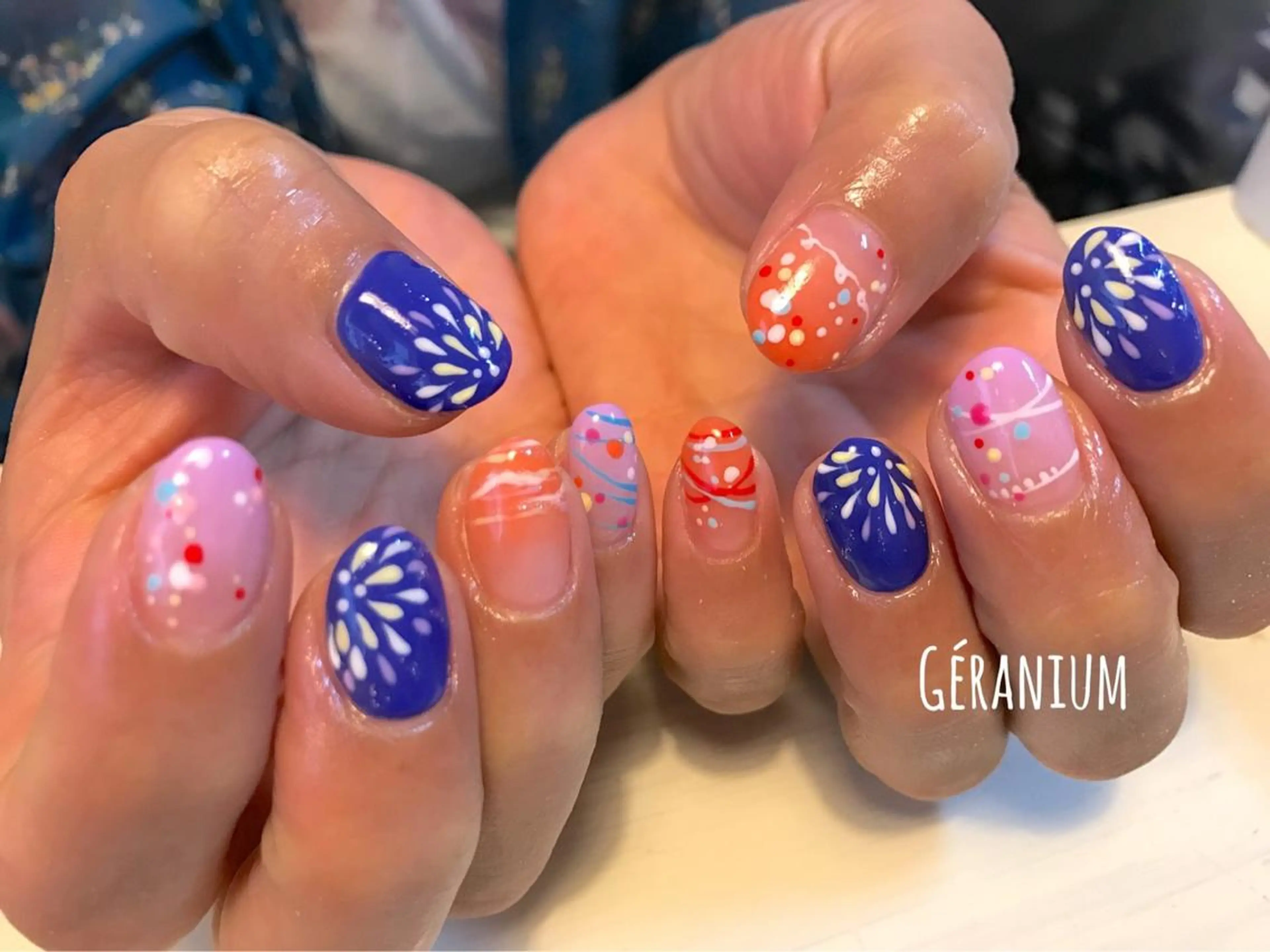 ネイル GéRanium Harukaのネイルデザイン