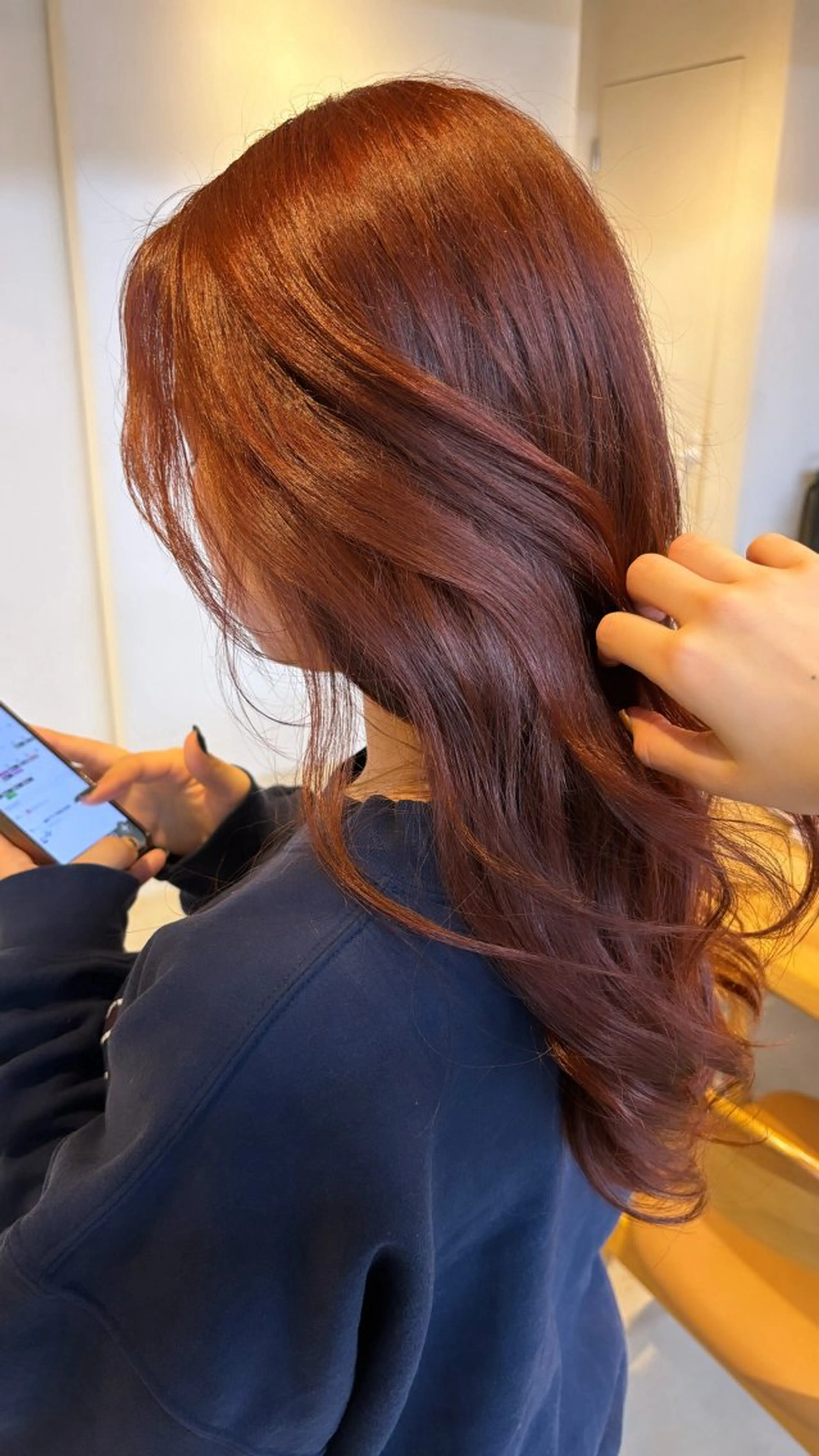 【暖色】ブリーチなしダブルカラー➕Aujua シャンプートリートメント🧸髪のダメージが気になる方🎈の写真