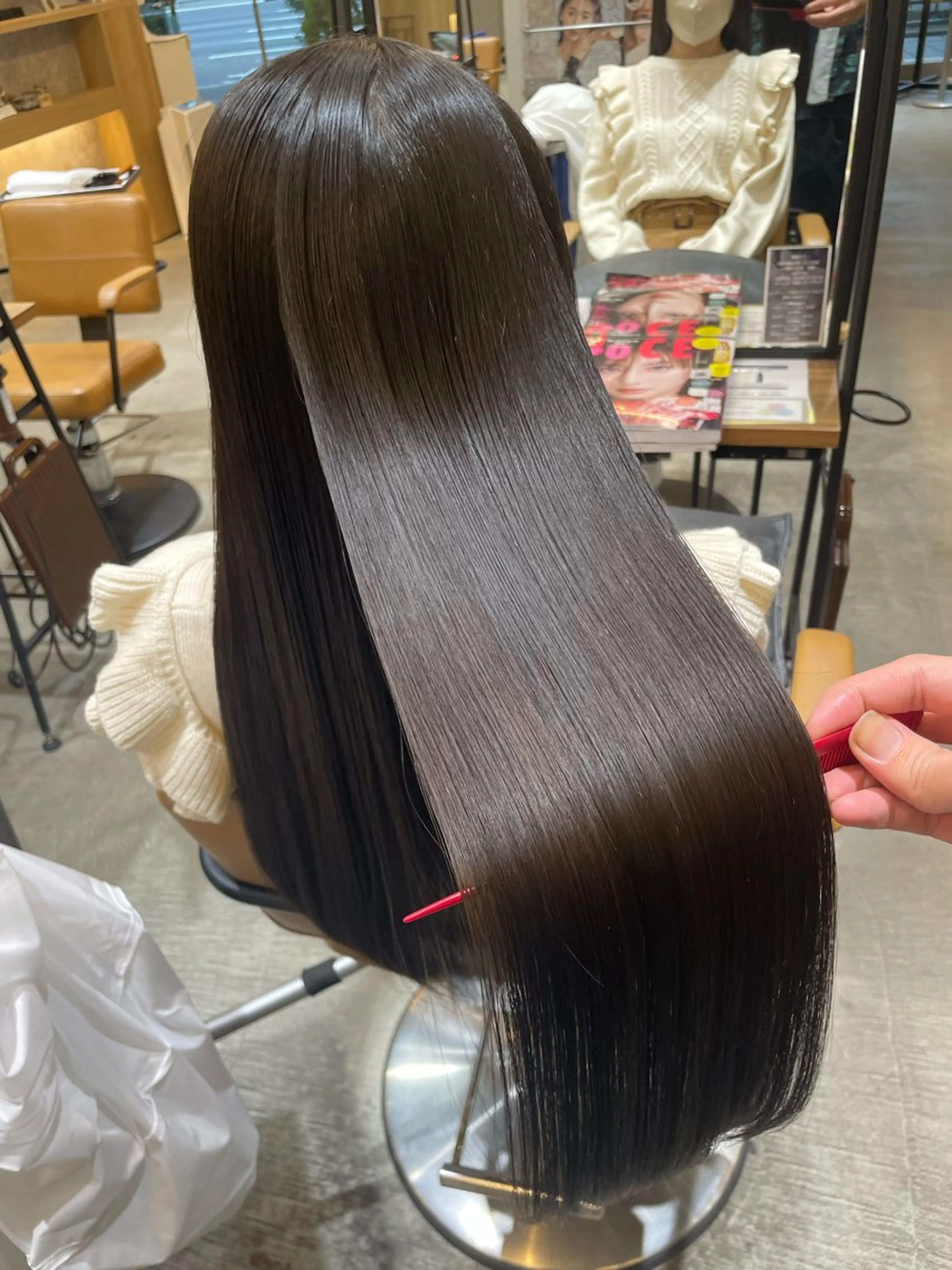 ロング 髪質改善 トリートメント カット トリートメント ♦️モテ髪創作者 SUGA♦️のヘアスタイル