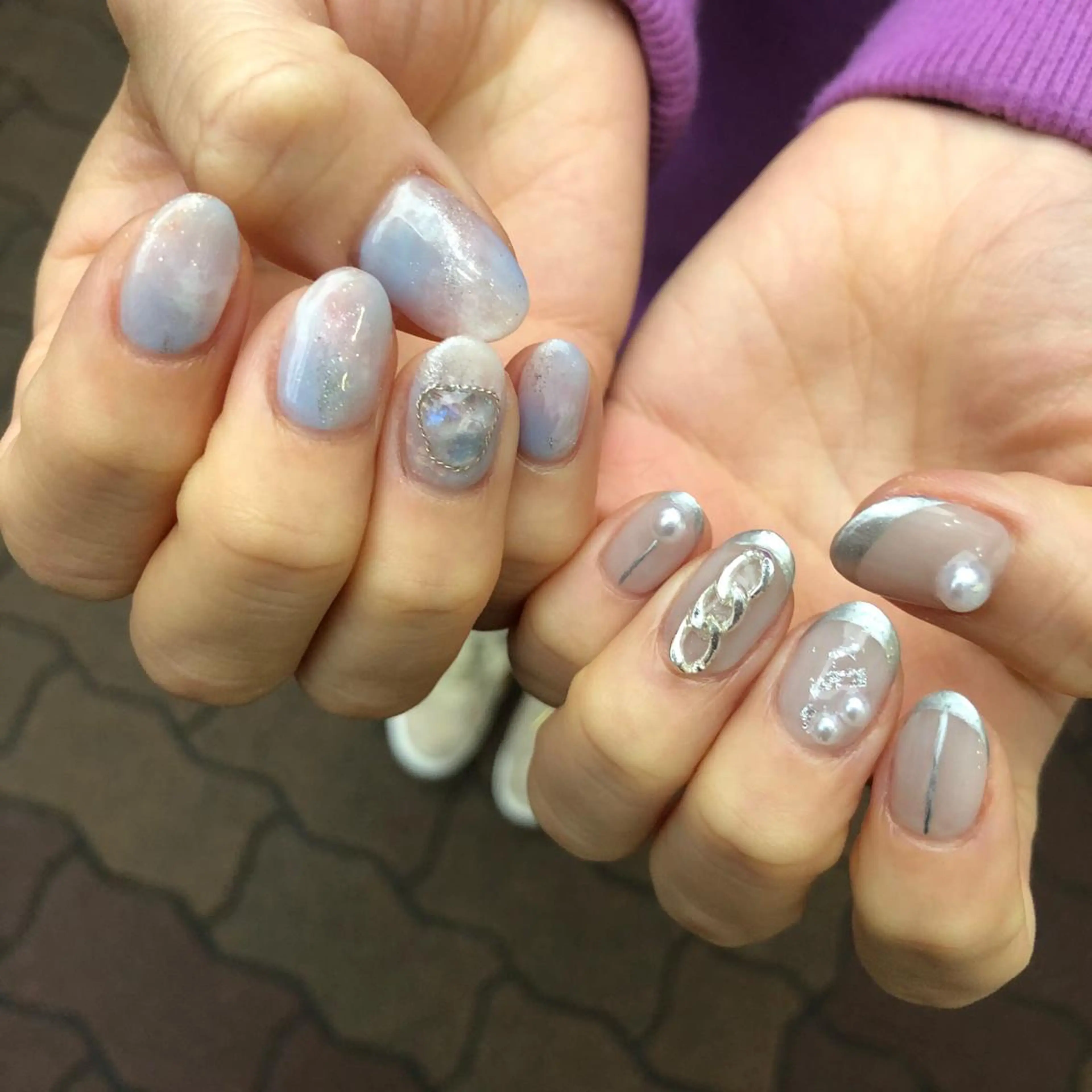 ロング カラー メンズ キッズ ネイル マツエク・マツパ 福田 加奈のネイルデザイン