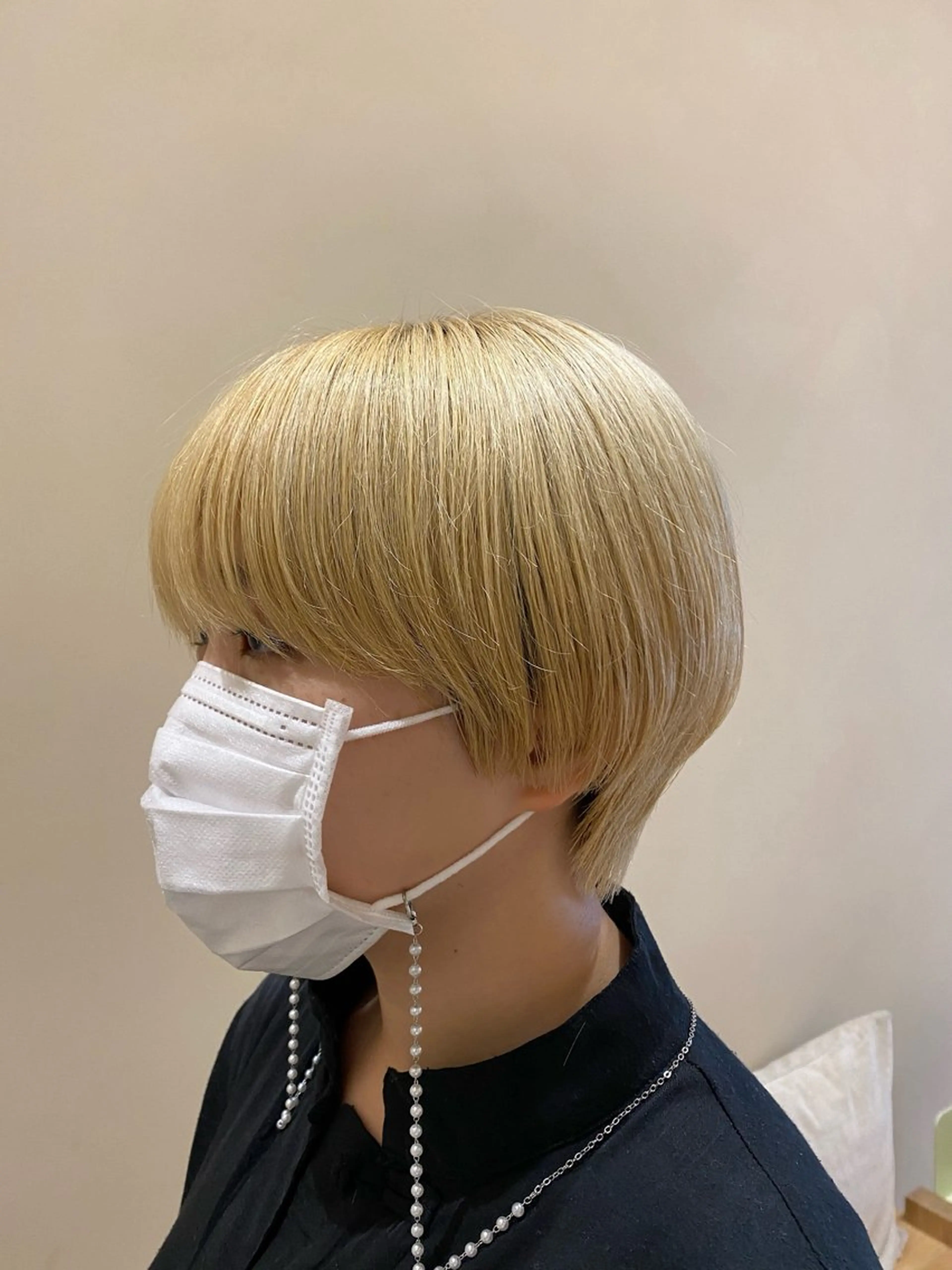 ショート 韓国ヘア/髪質改善/ レイヤー/ブラウンのヘアスタイル