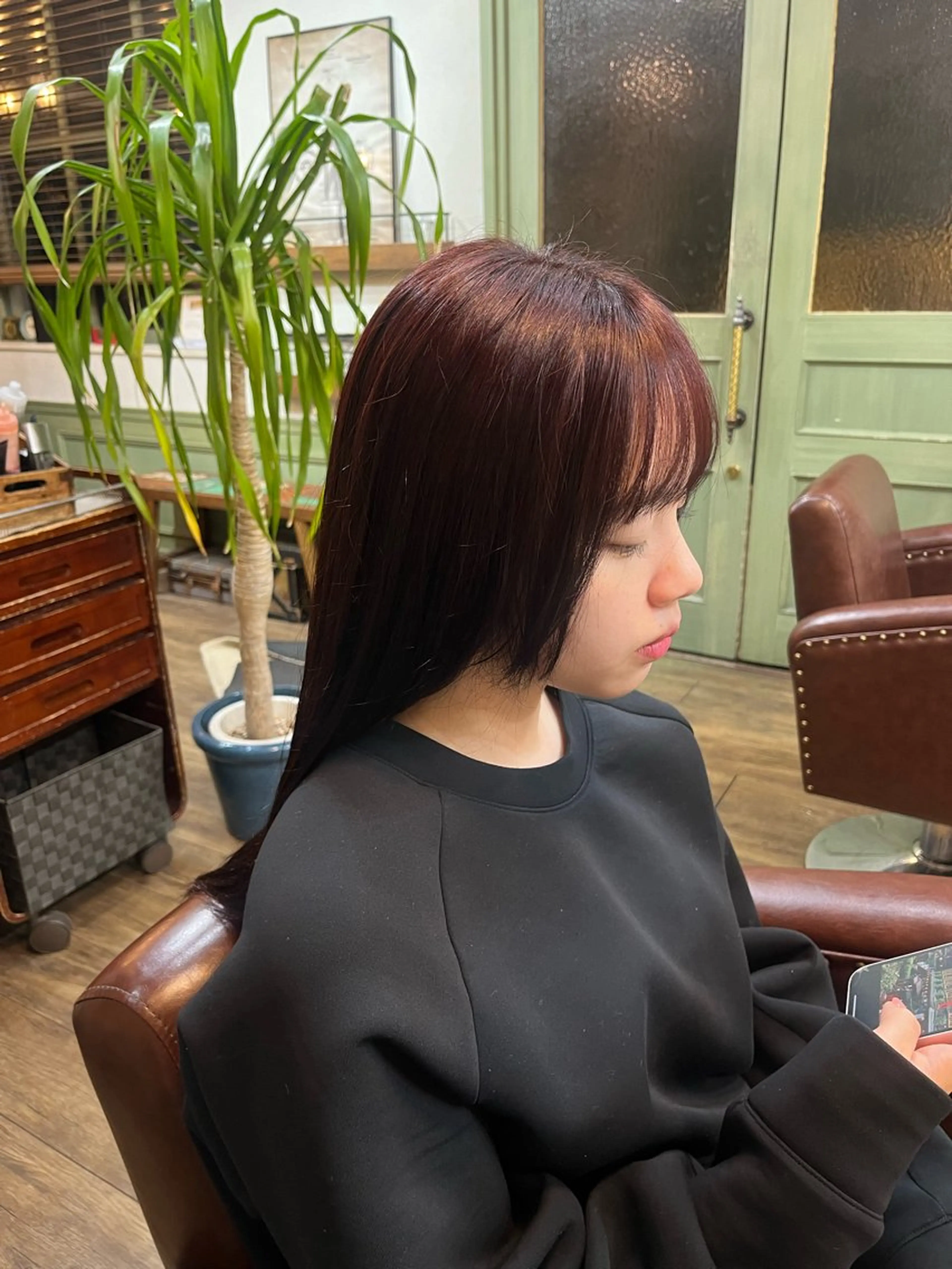 ロング Belle 新宿所属・清野　花音/ レイヤーカットのヘアスタイル