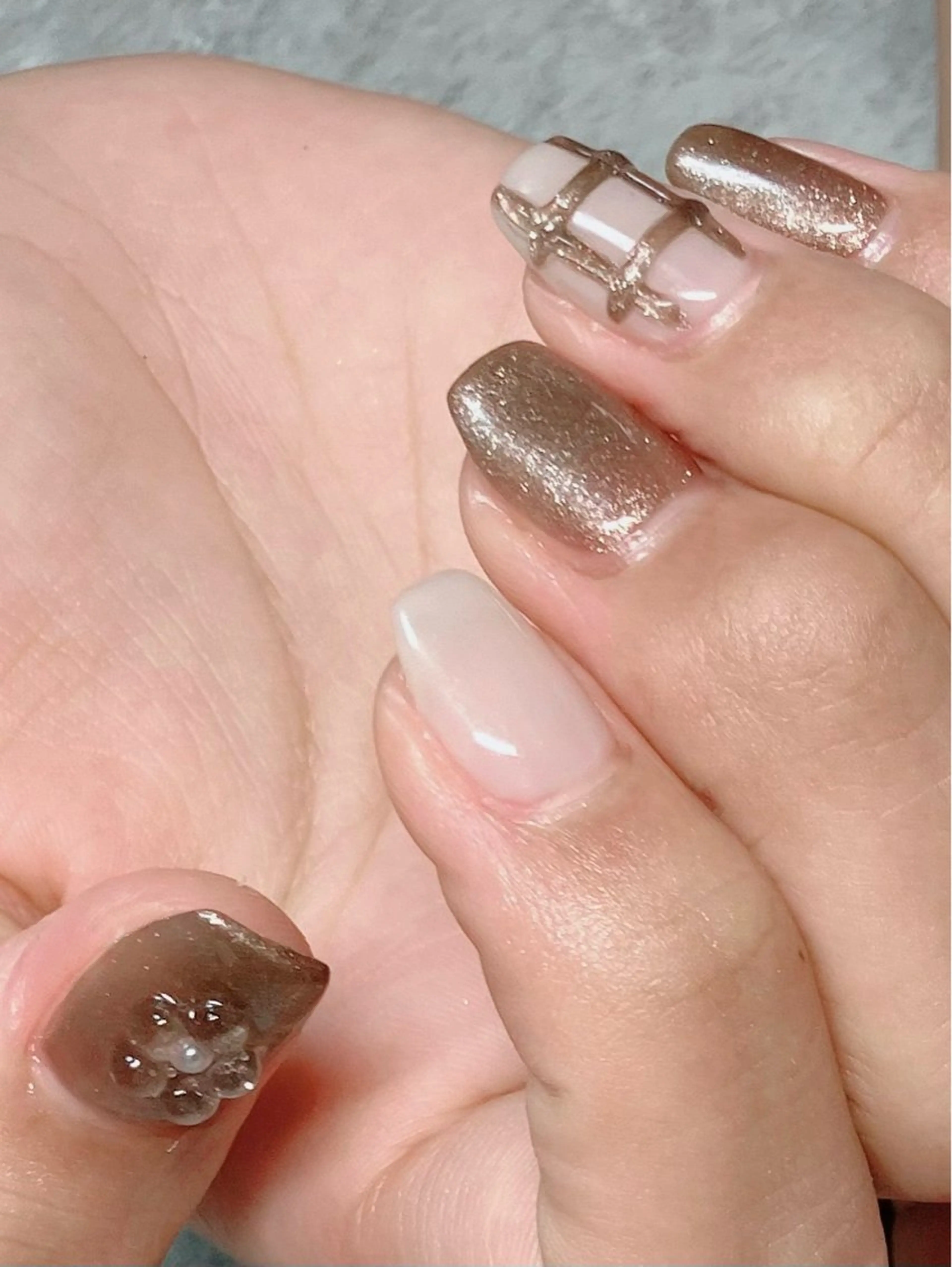 ネイル ハンドネイル ハンドケア haleyume所属・shino🌟 痛ネイルのネイルデザイン