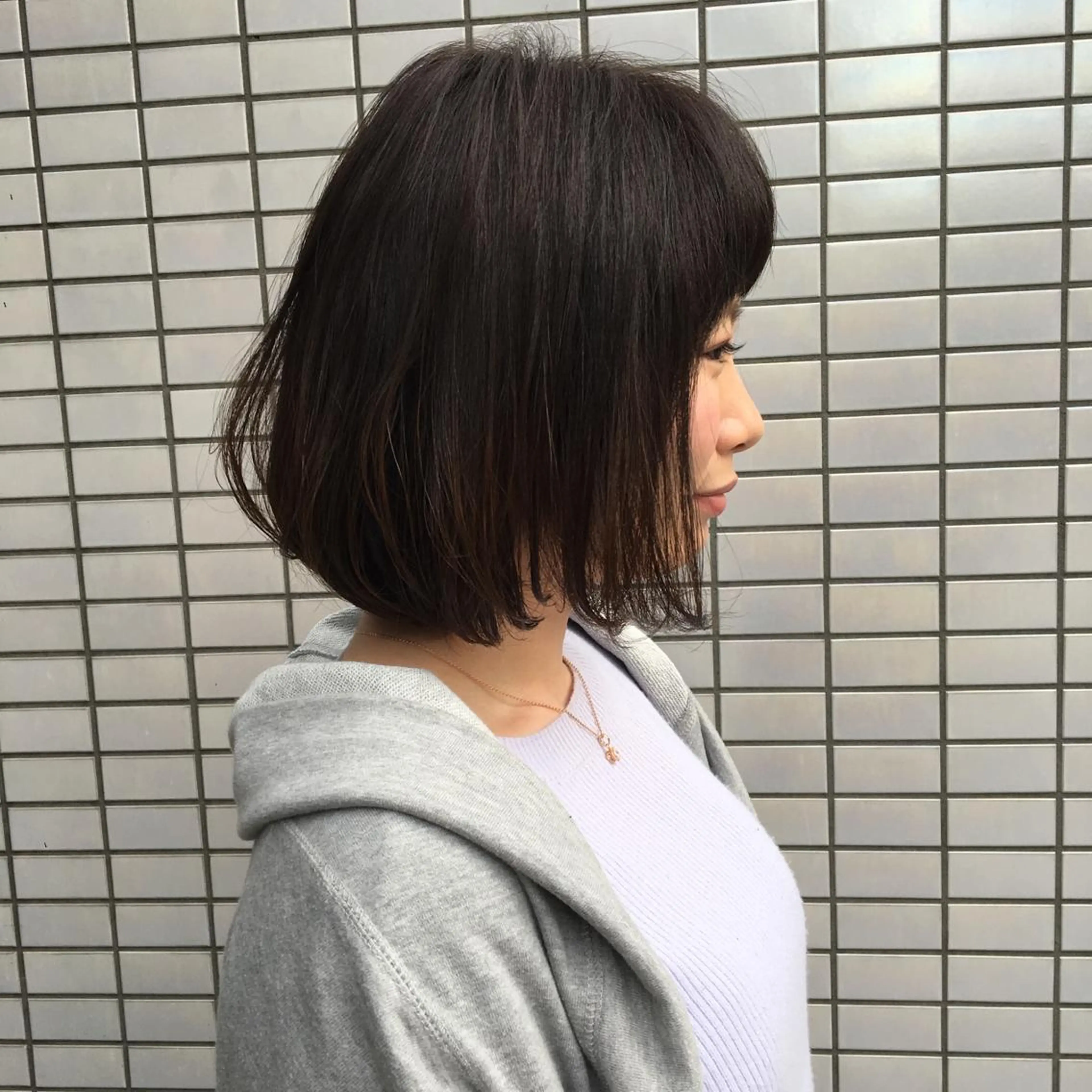 ミディアム THE DAY所属・AKI HASHIMOTOのヘアスタイル