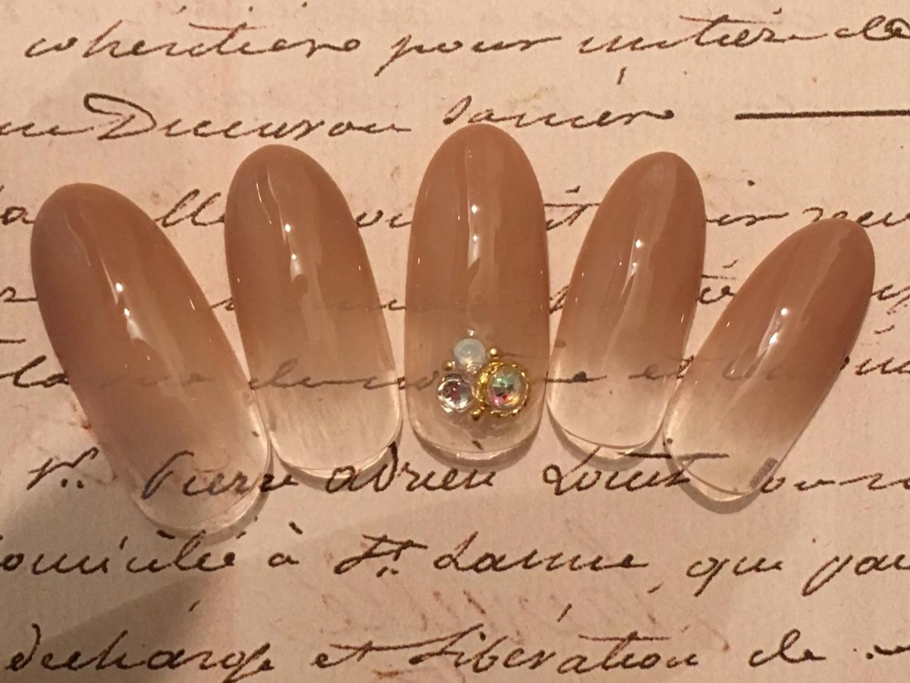 ネイル オフィスネイル シンプルネイル 古川 里美のネイルデザイン