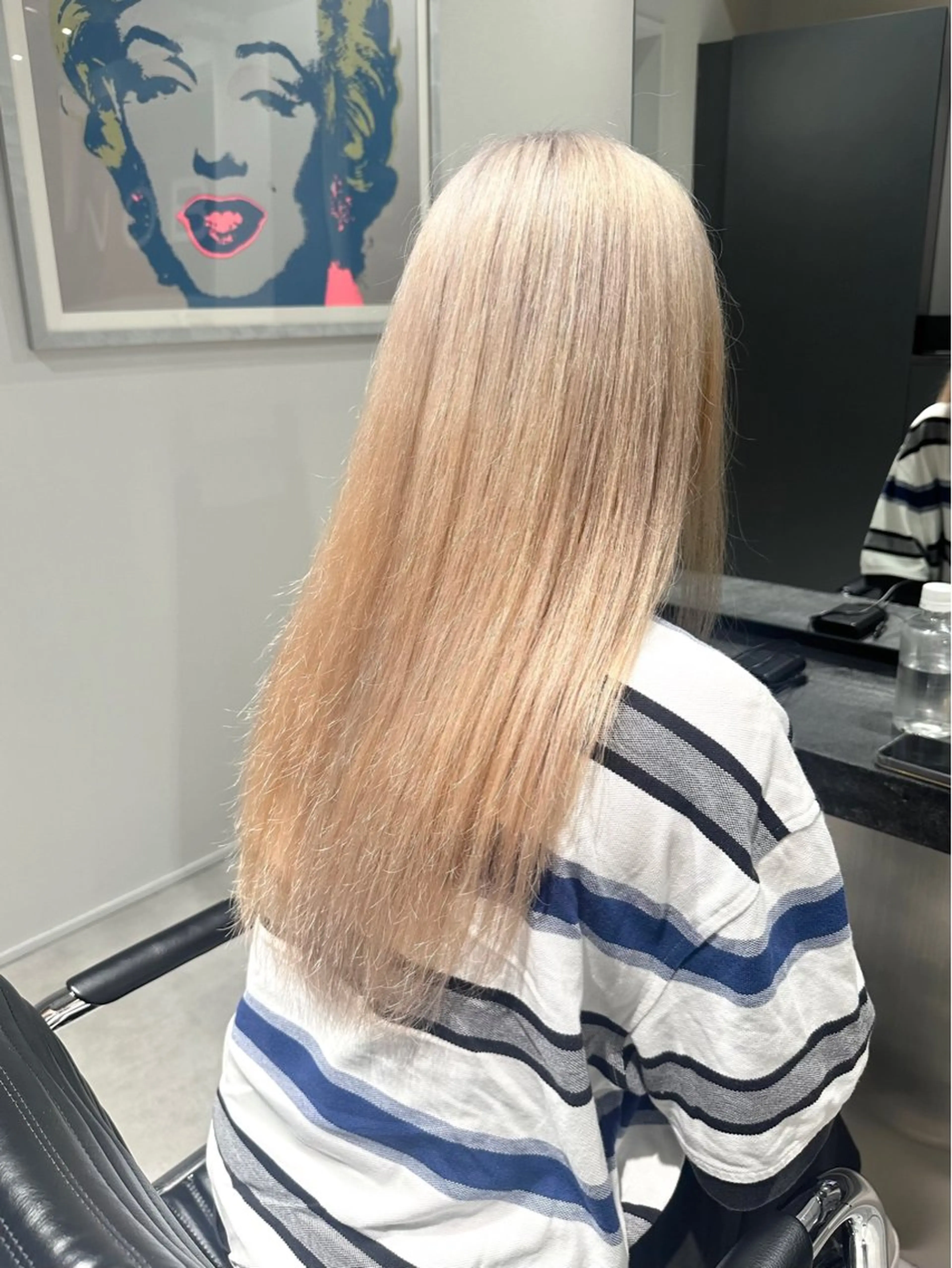 セミロング カラー カット ヘアカラー ハイトーン/ウルフ/ レイヤー/Asukaのヘアスタイル