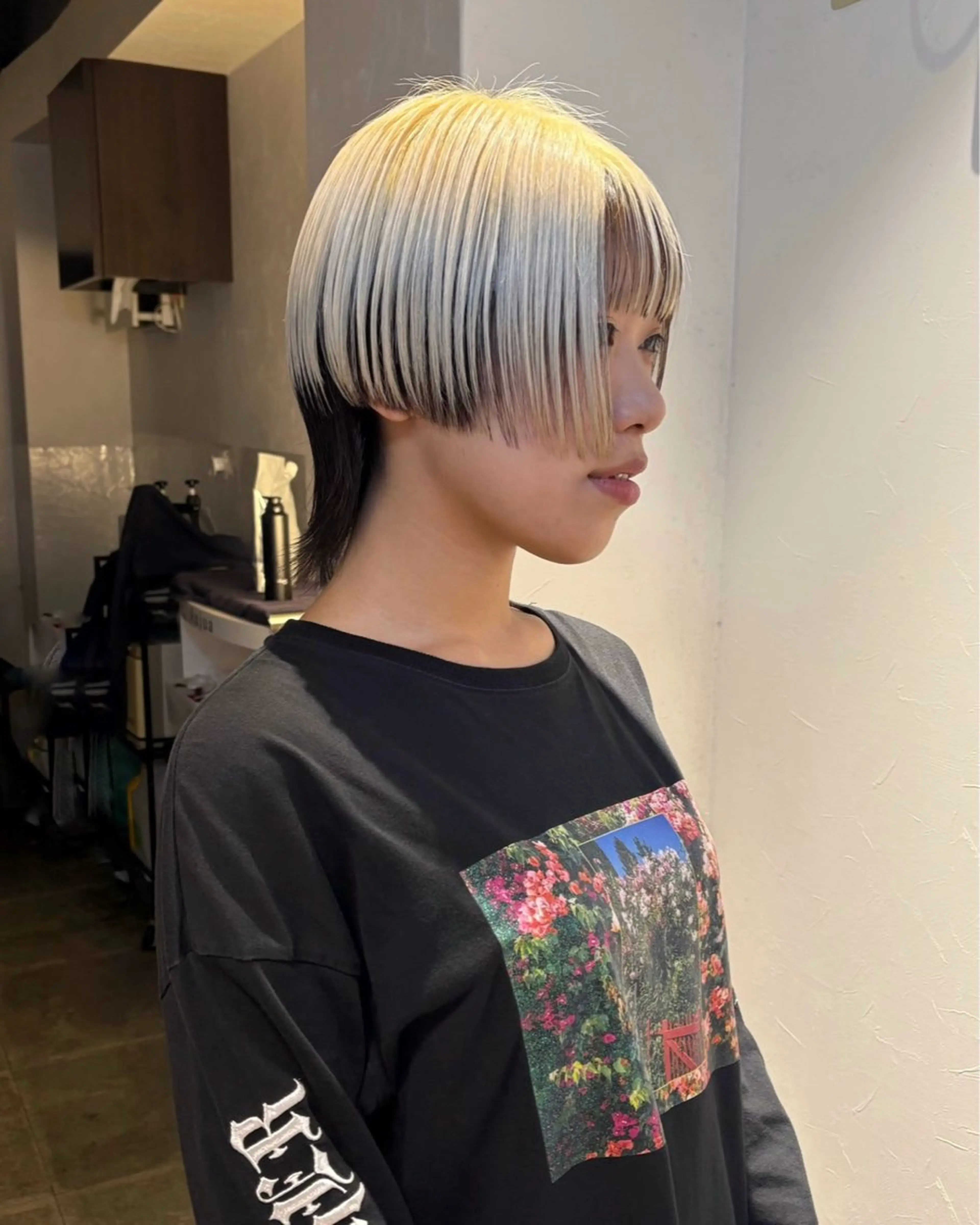 ミディアム カラー 艶カラー/韓国顔周り 🎀mamiのヘアスタイル