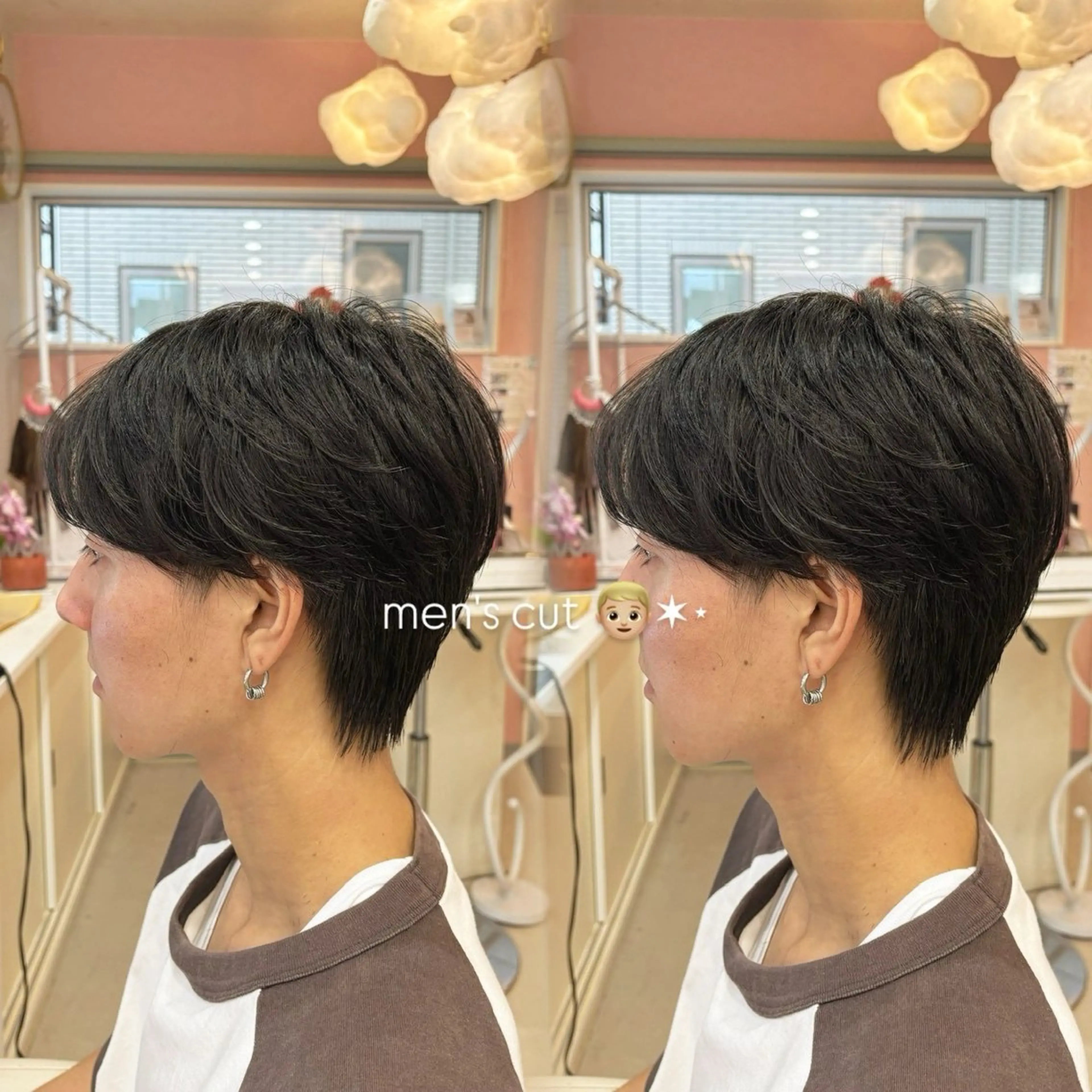 👦🏼🫧 men's cut +shampoo有🫧の写真