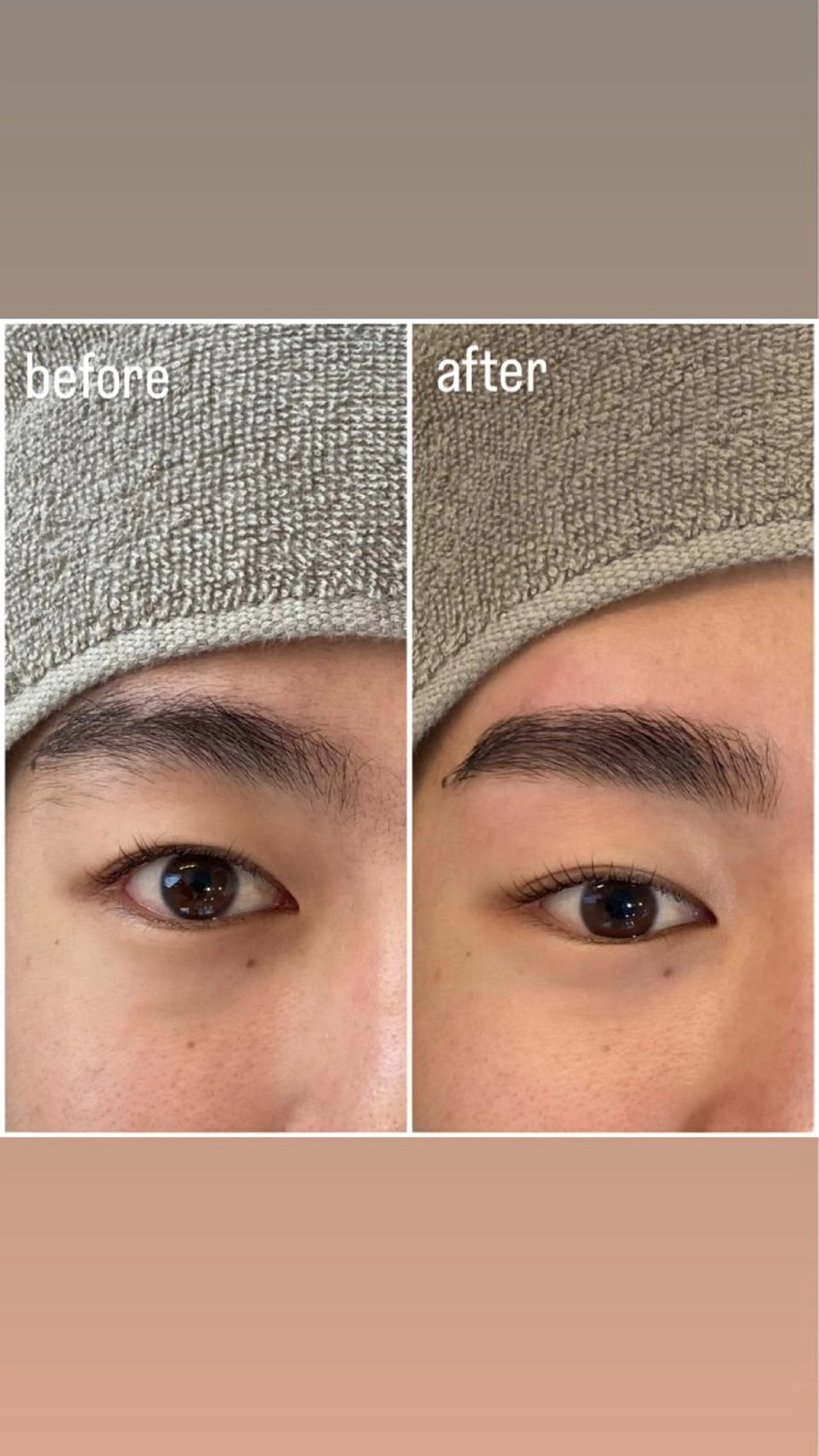 メンズ アイブロウ 【Amber】 Kurumiのマツエク・マツパデザイン