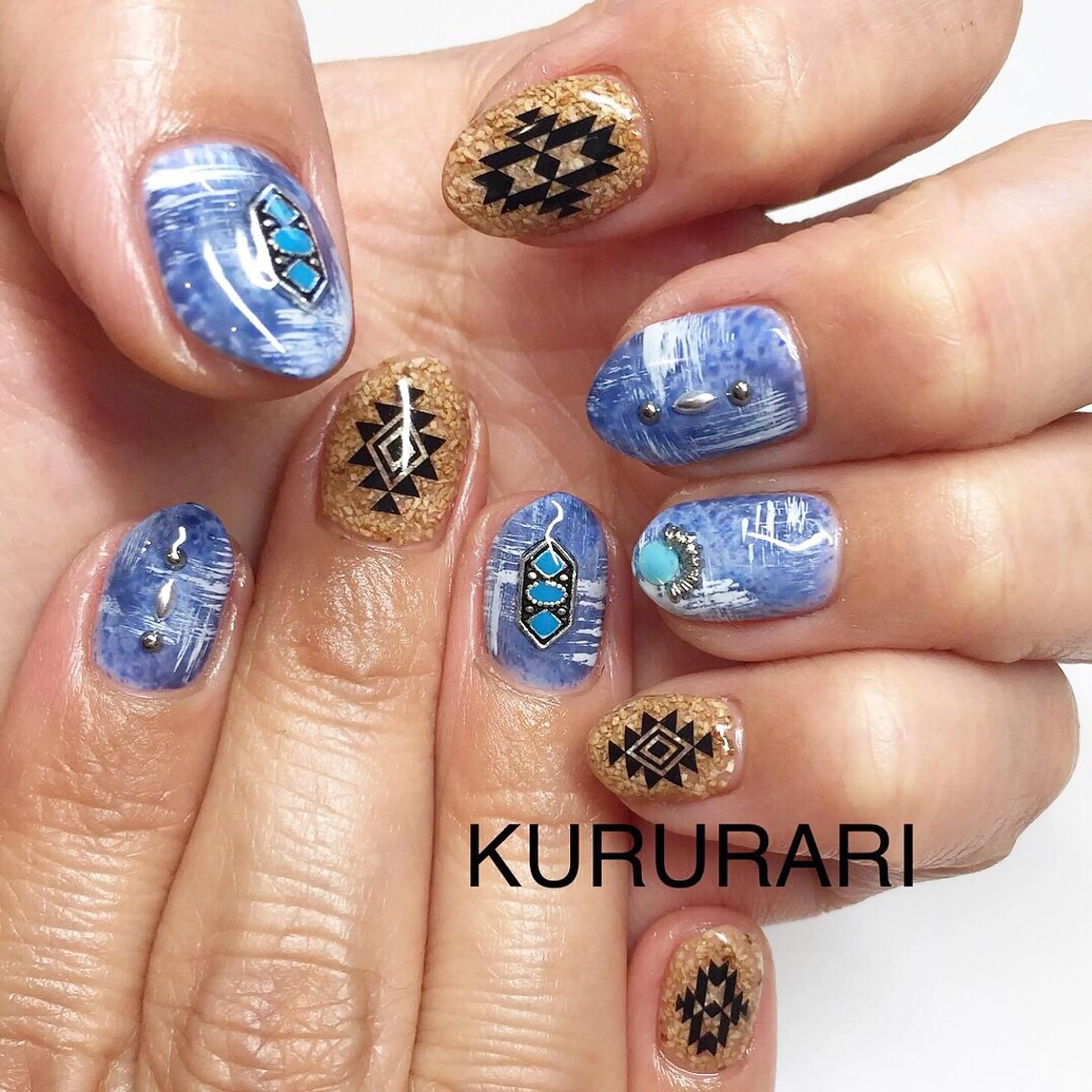ネイル アートネイル ジェルネイル KURURARI NAILのネイルデザイン