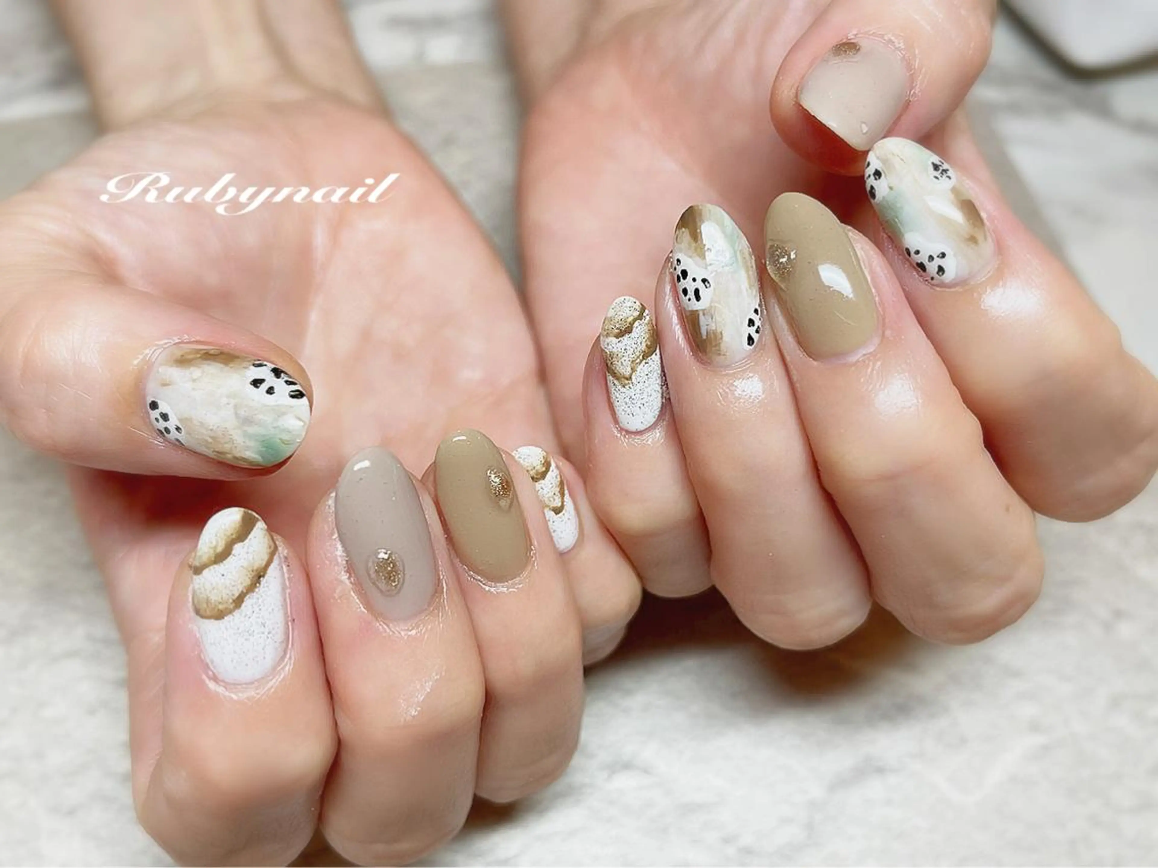 ネイル 夏ネイル Rubynail所属・プライベートサロン Rubynailのネイルデザイン