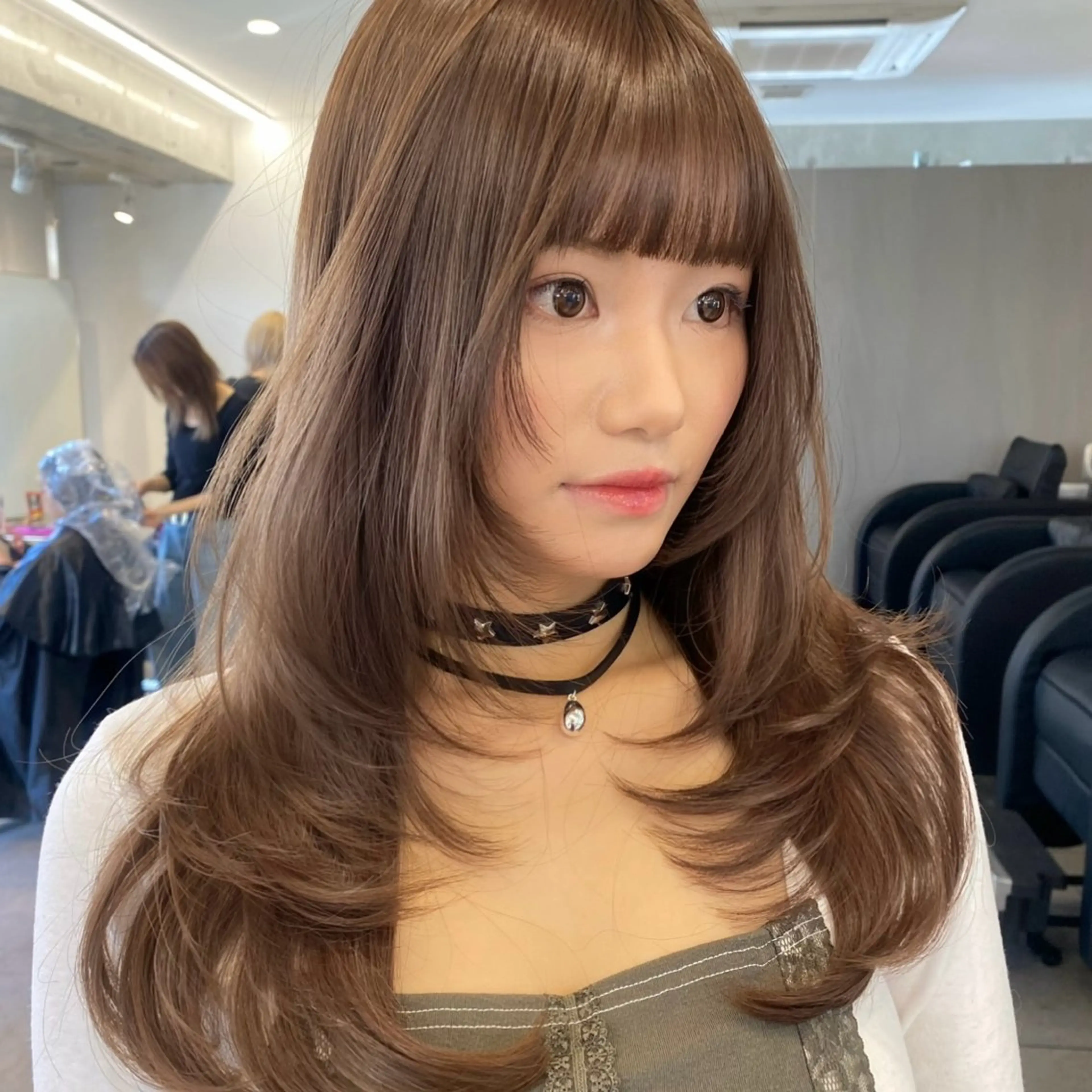 ロング ミルクティーベージュ 🩰🤎miharuのヘアスタイル