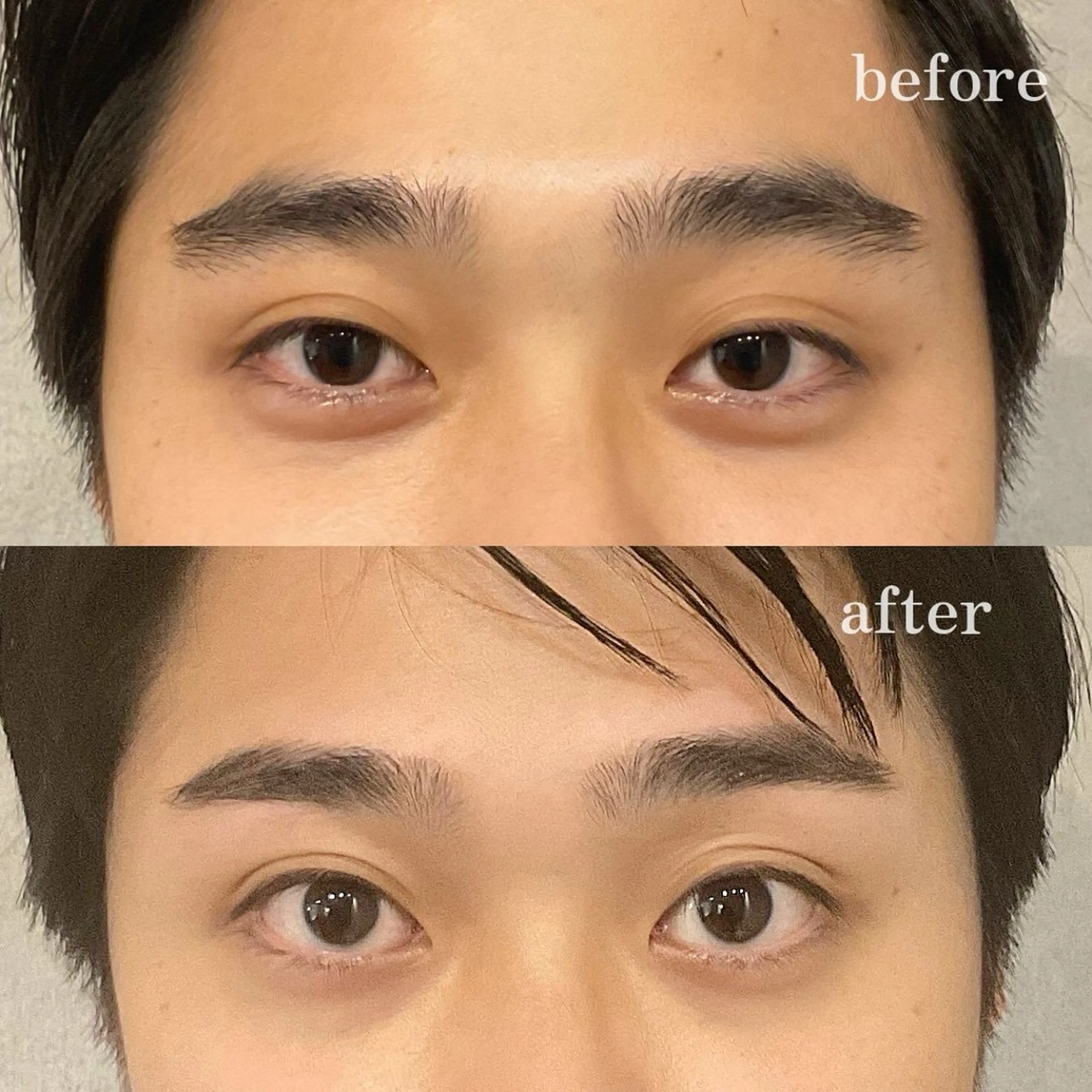メンズ眉毛研修モデル✨の写真