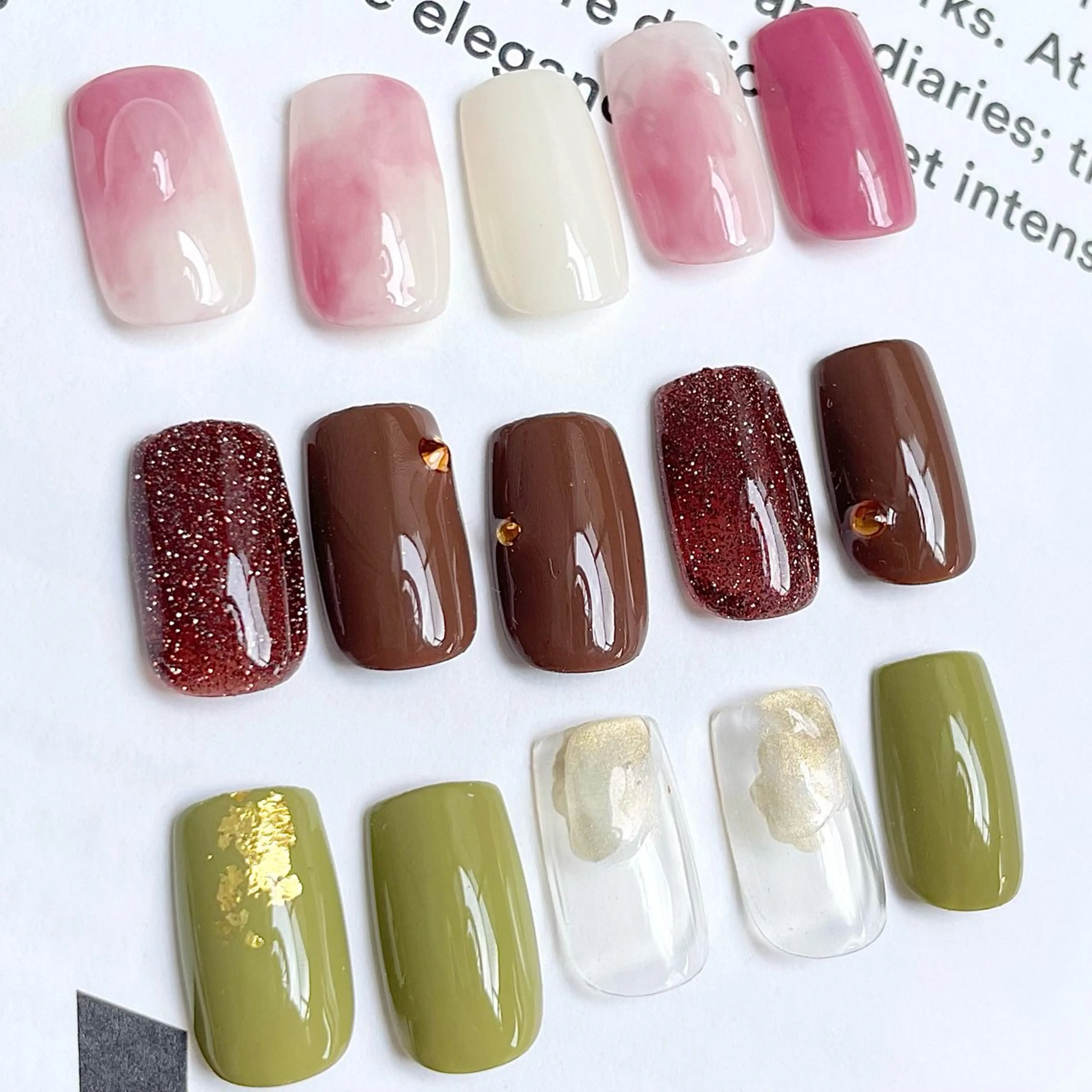 🍑初回オフ無料【minimo価格】果実感たっぷり / ブラウンフラッシュ / くすみニュアンスの写真