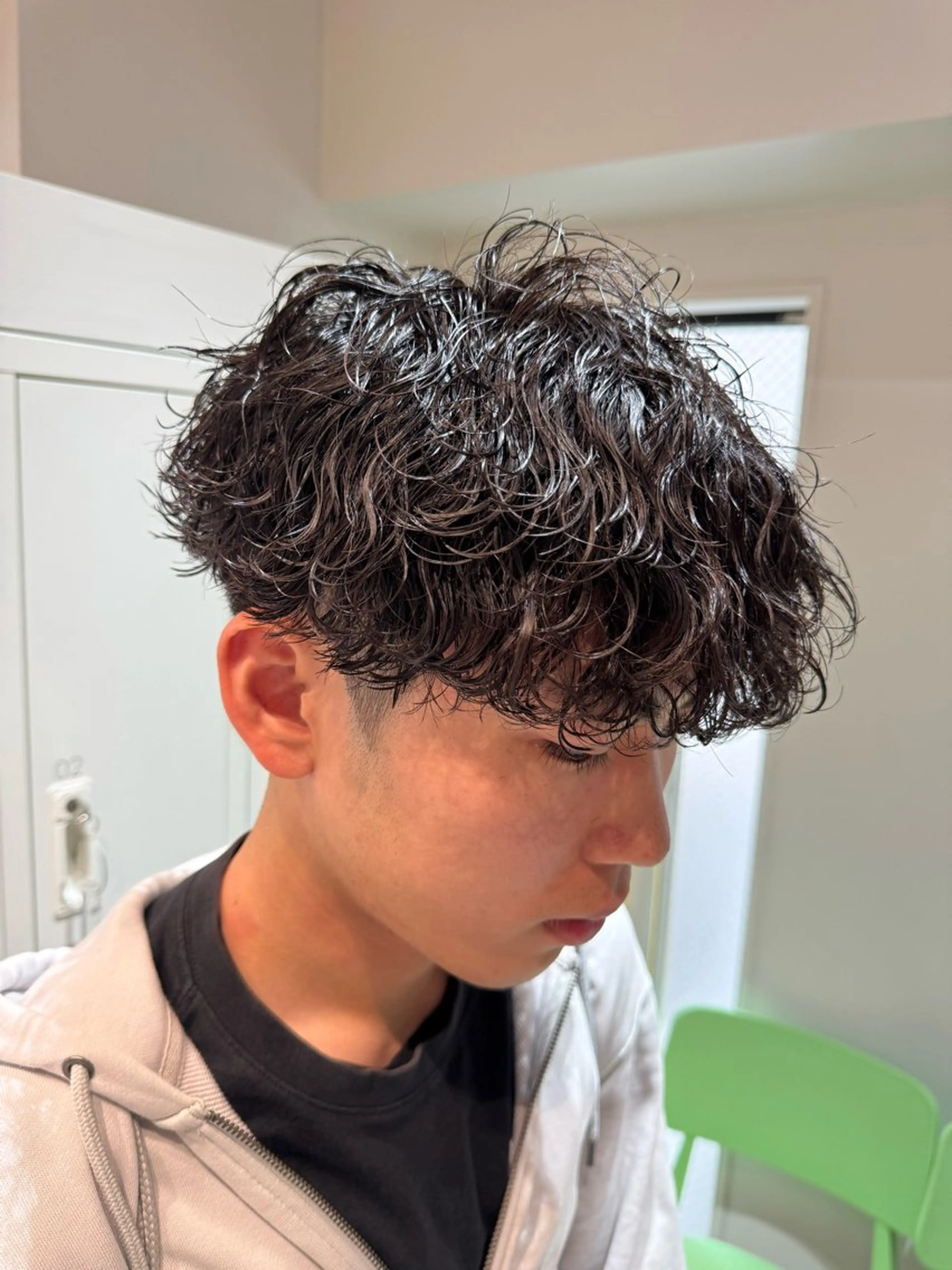 パーマ メンズ カット パーマ 大宮メンズ特化/パー マ職人/小川藍人のヘアスタイル