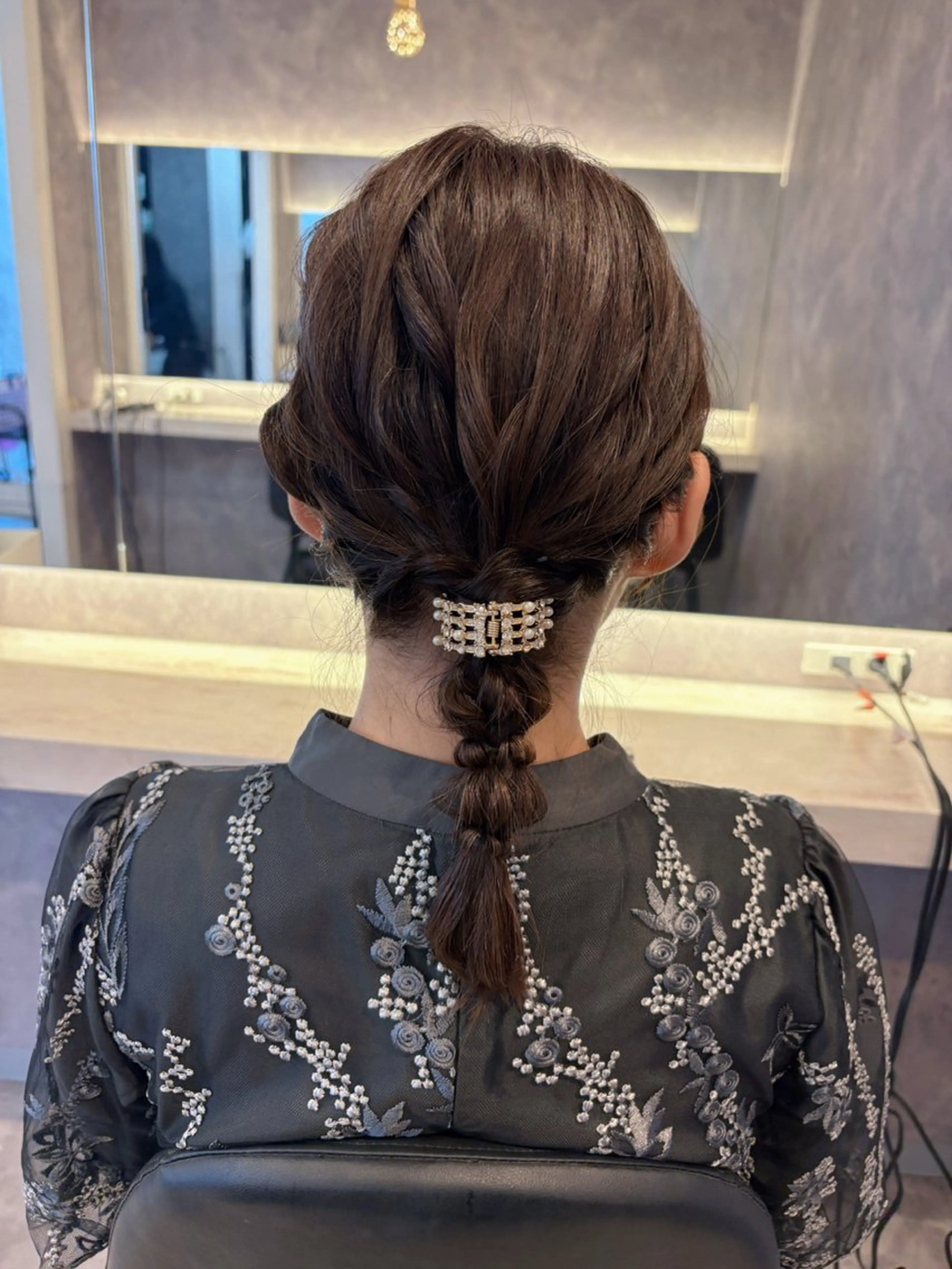 ミディアム ヘアセット Maho ブリーチモデル募集中のヘアスタイル