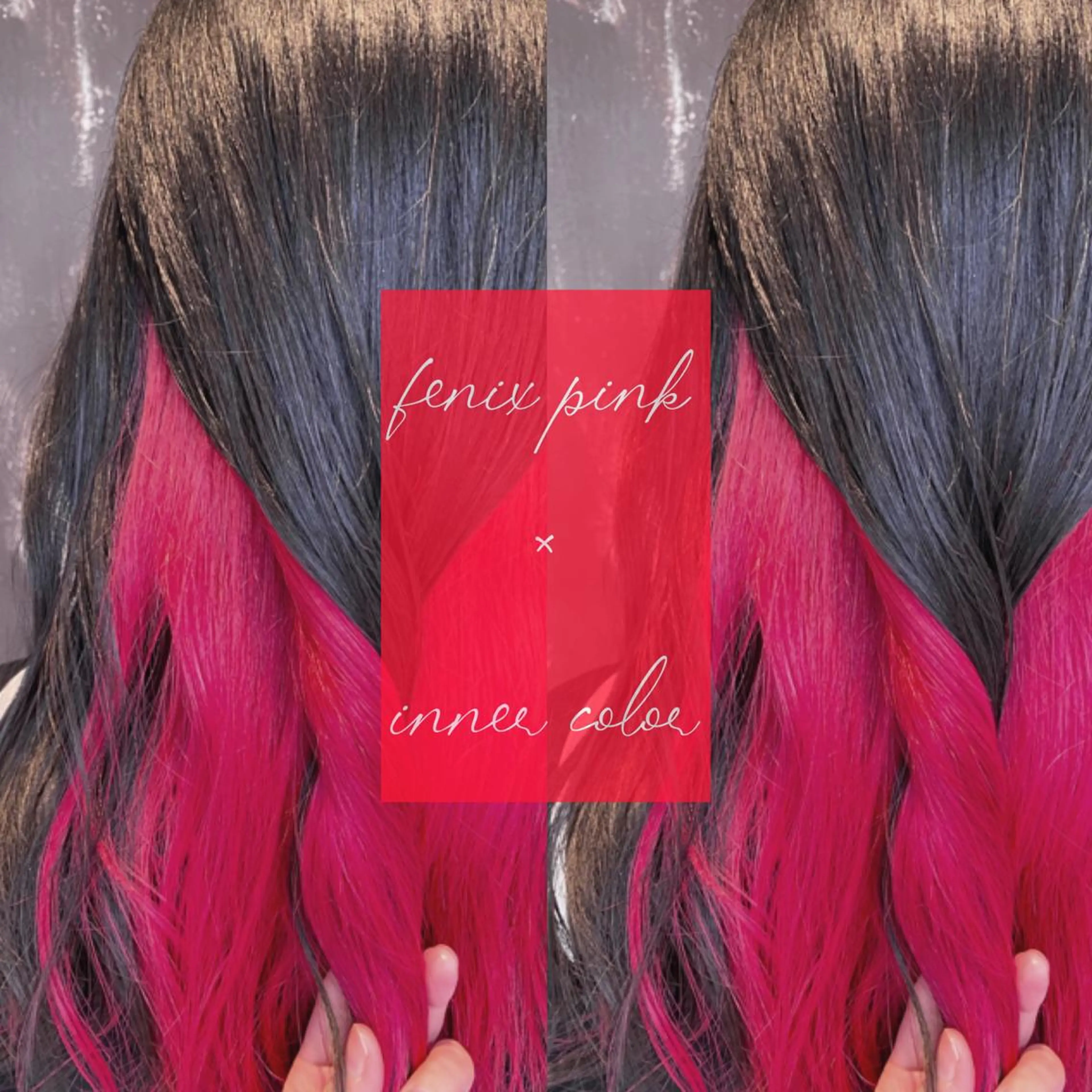 ロング カラー アッシュ アッシュブラウン ブラウンカラー ピンクカラー ヘアカラー 川越 輝梨奈のヘアスタイル