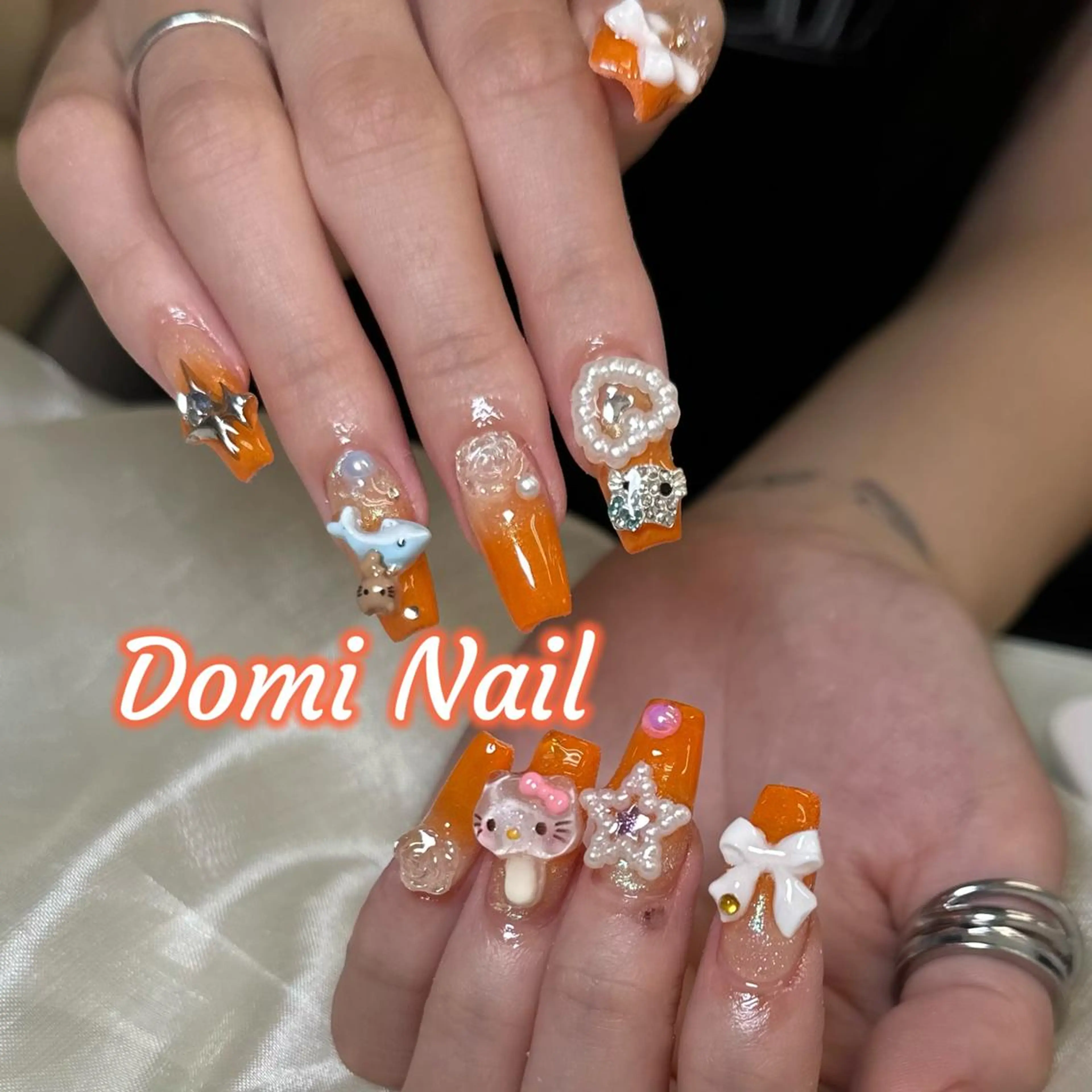 ネイル 持ち込み ネイルチップ ハンドネイル 渋谷 Domi Nailのネイルデザイン