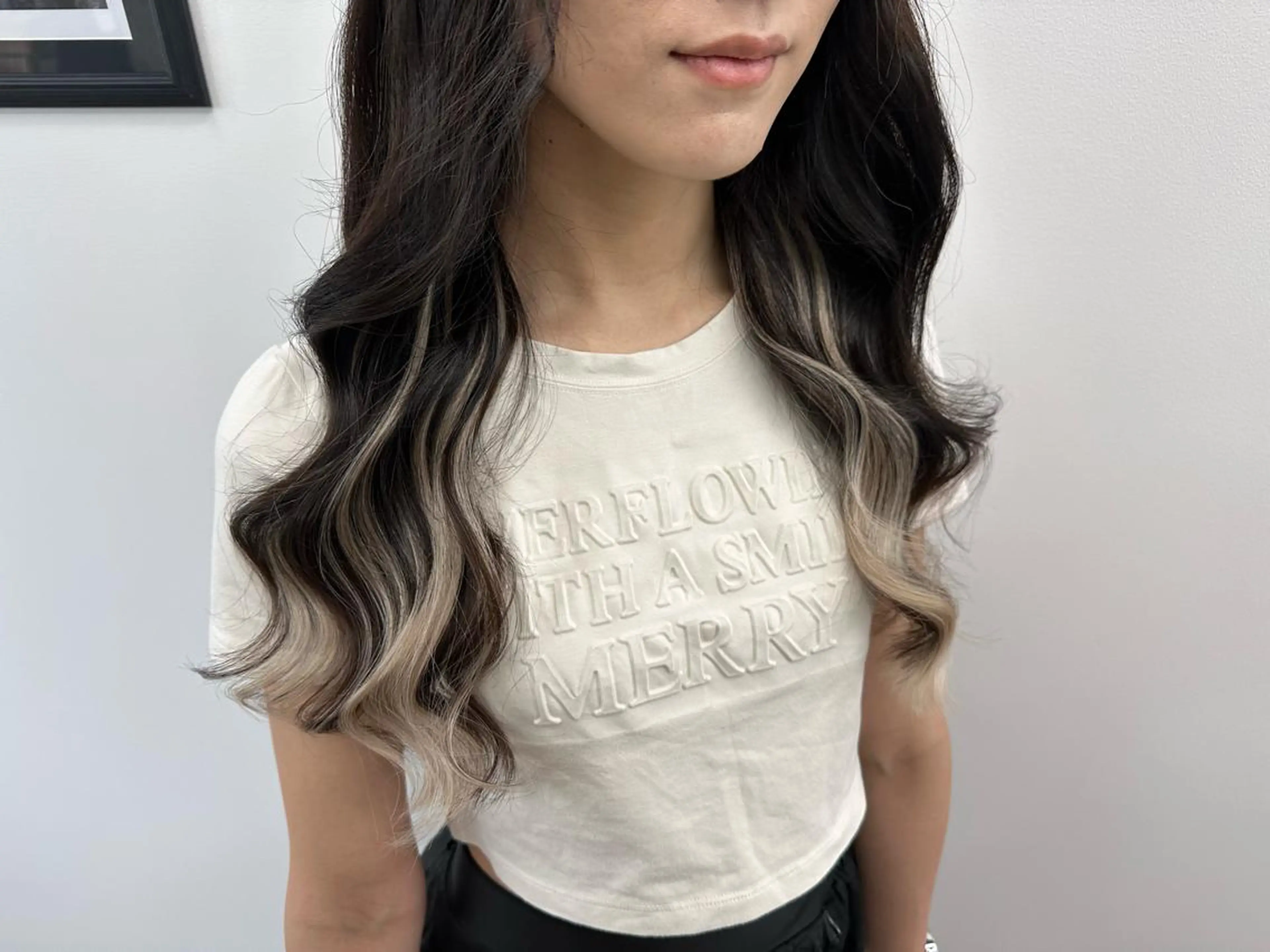 ロング カラー ハイトーンカラー エクステ Erika TopStylistのヘアスタイル