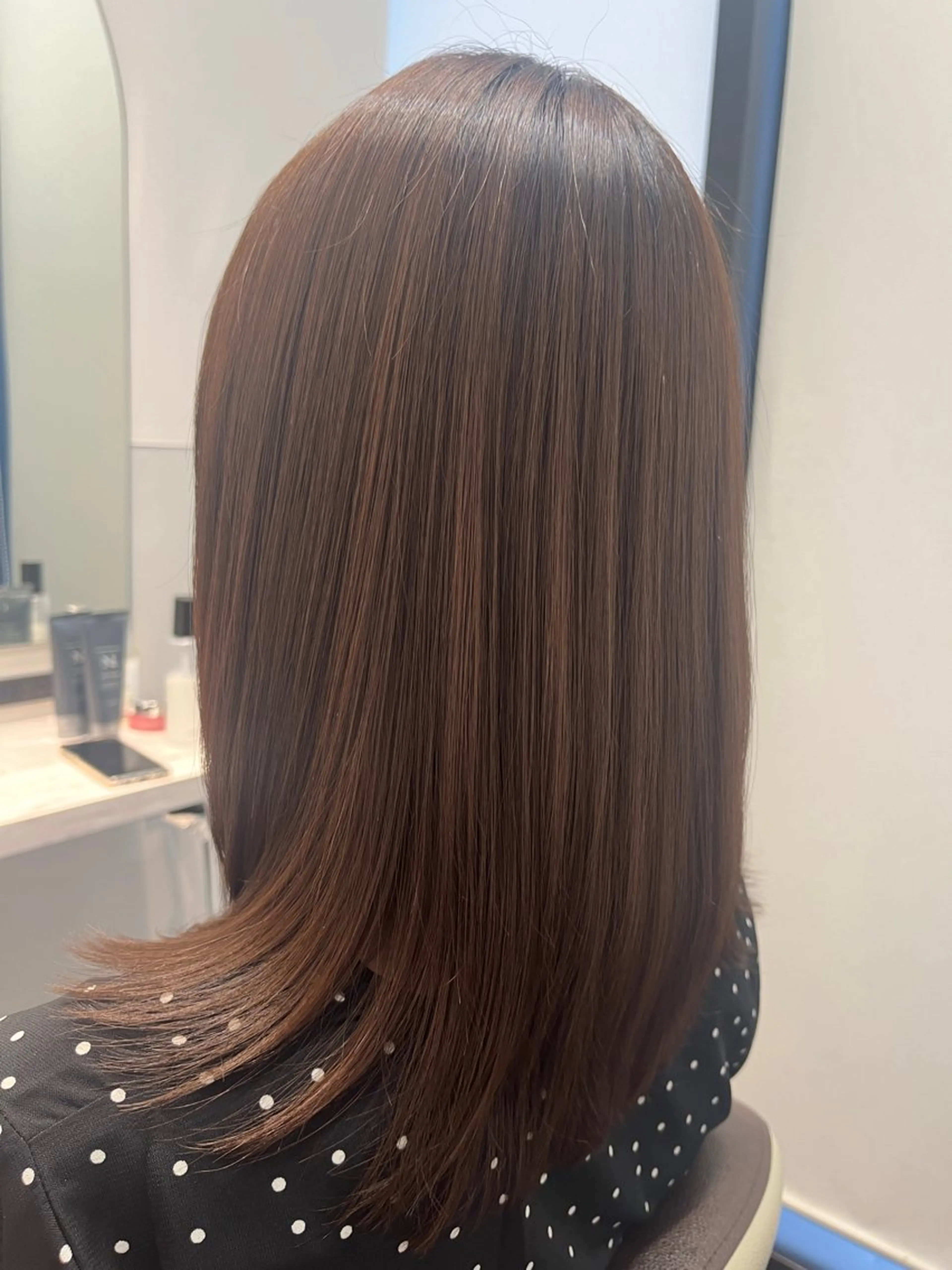 ロング カラー 髪質改善 トリートメント unu hair所属・藤井 仁紀のヘアスタイル